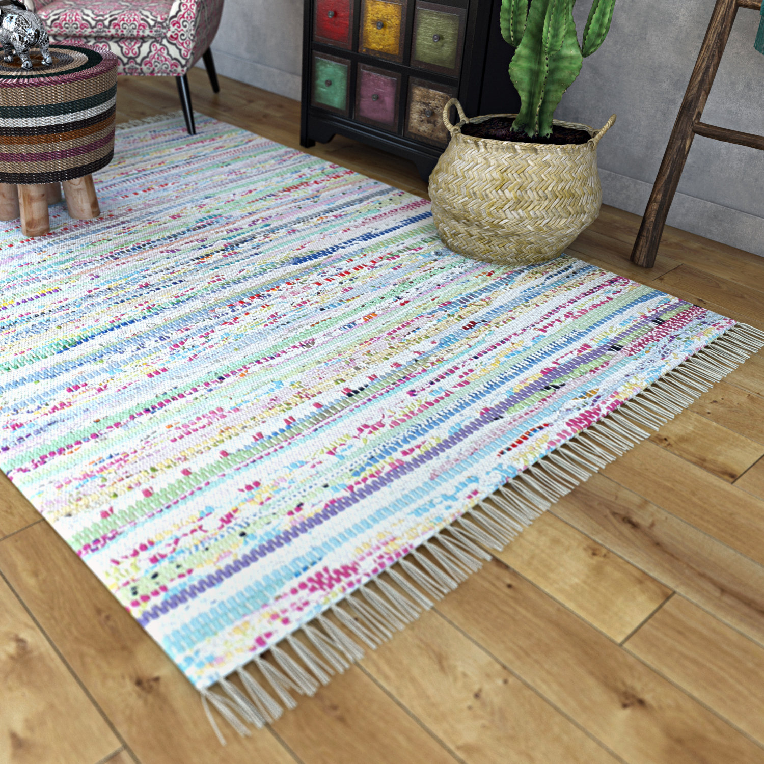 Bungalow Rose HandWoven Light Green Area Rug & Reviews Wayfair