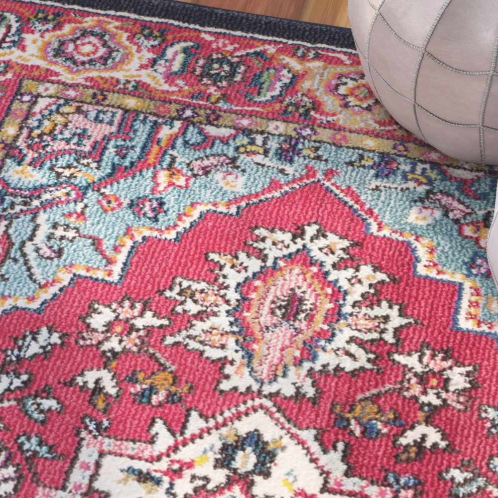 Bungalow Rose Chana Red Area Rug & Reviews Wayfair