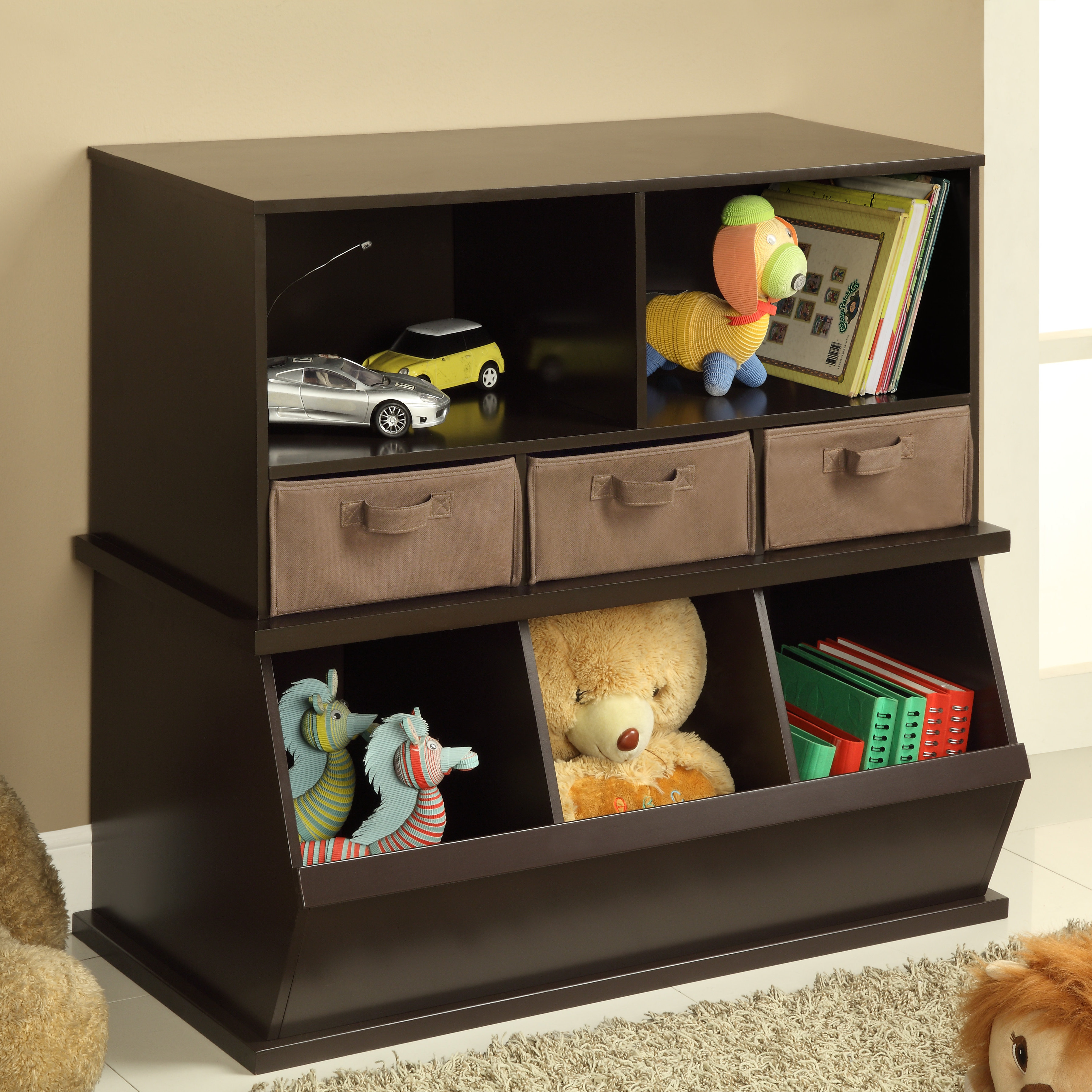 Viv + Rae Ever Gabo Shelf Storage Cubby with 3 Baskets & Reviews Wayfair