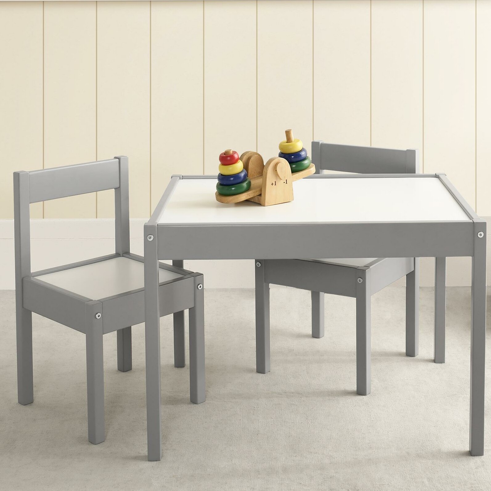 Viv + Rae Miriam 3 Piece Rectangular Table and Chair Set ...