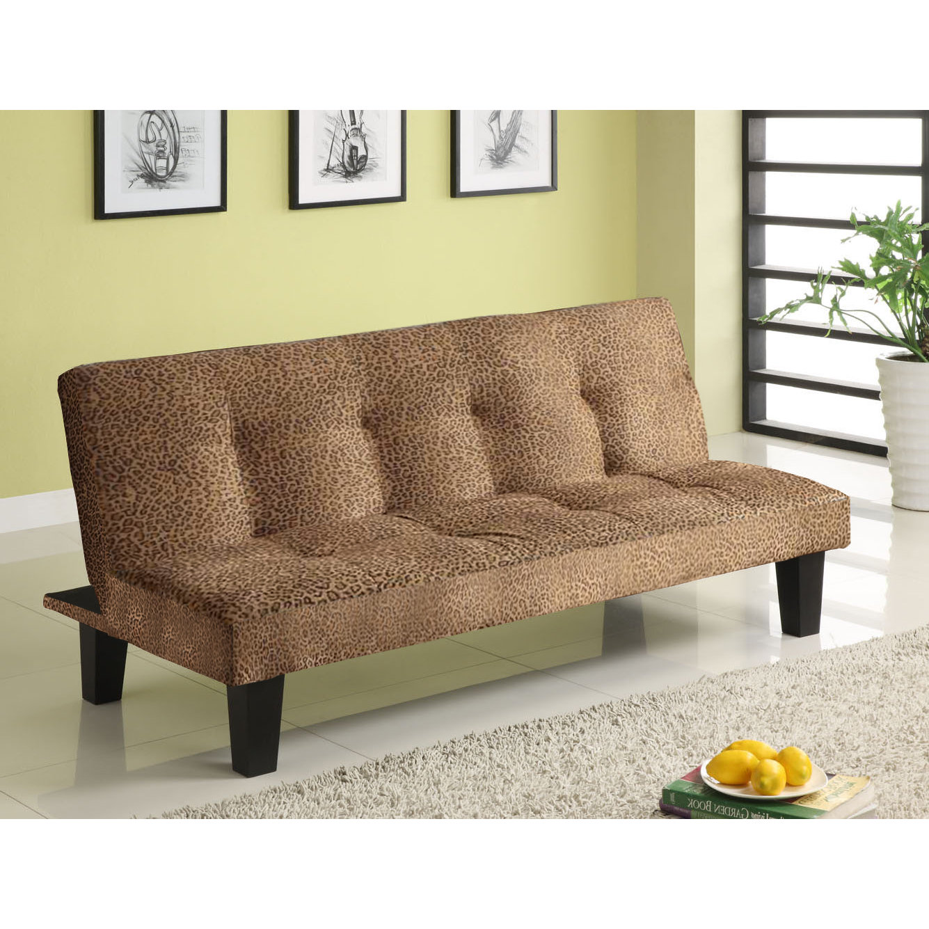 Viv + Rae Ethan Youth Microfiber Futon Sofa Bed Wayfair