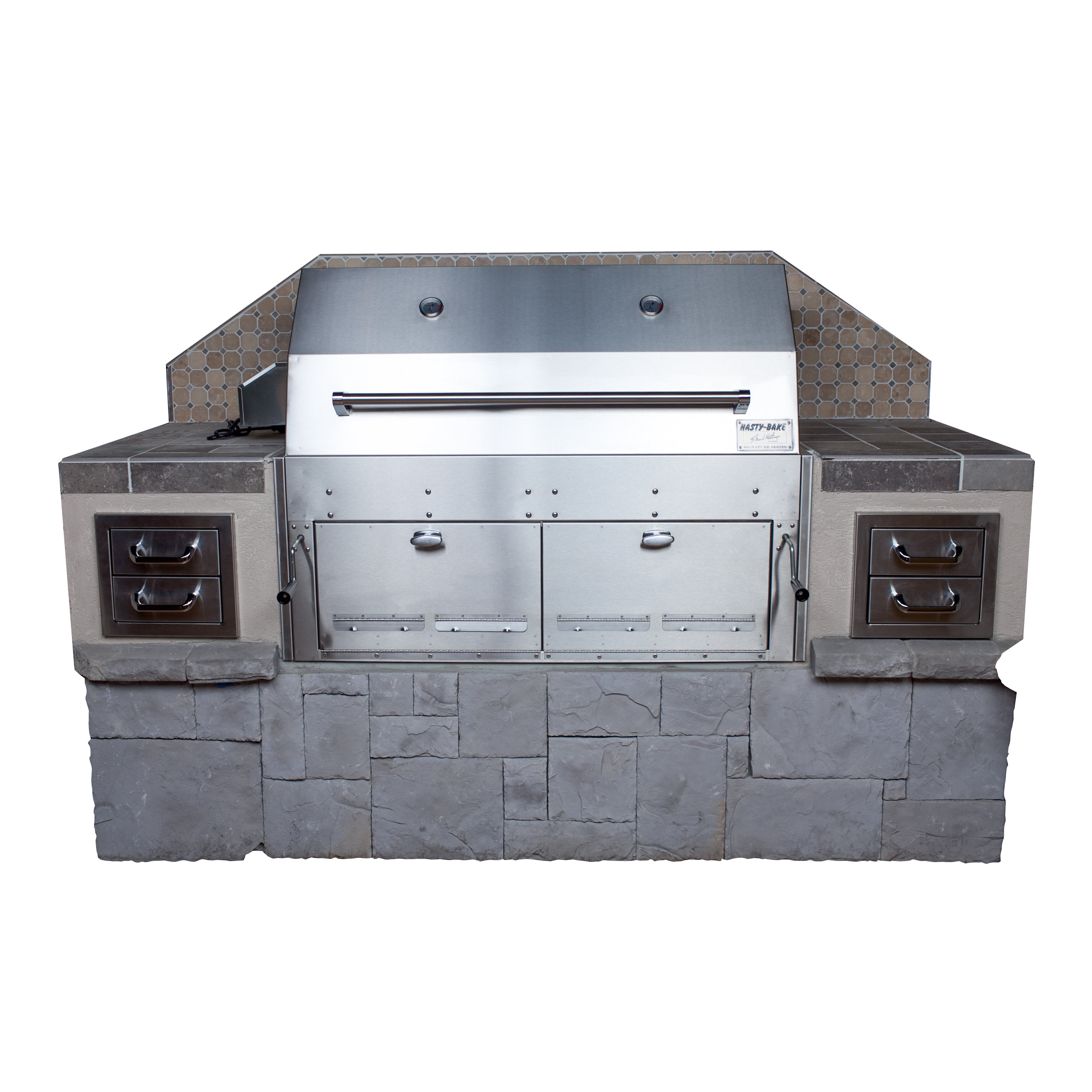 HastyBake 44" Hastings Built Charcoal Grill Wayfair