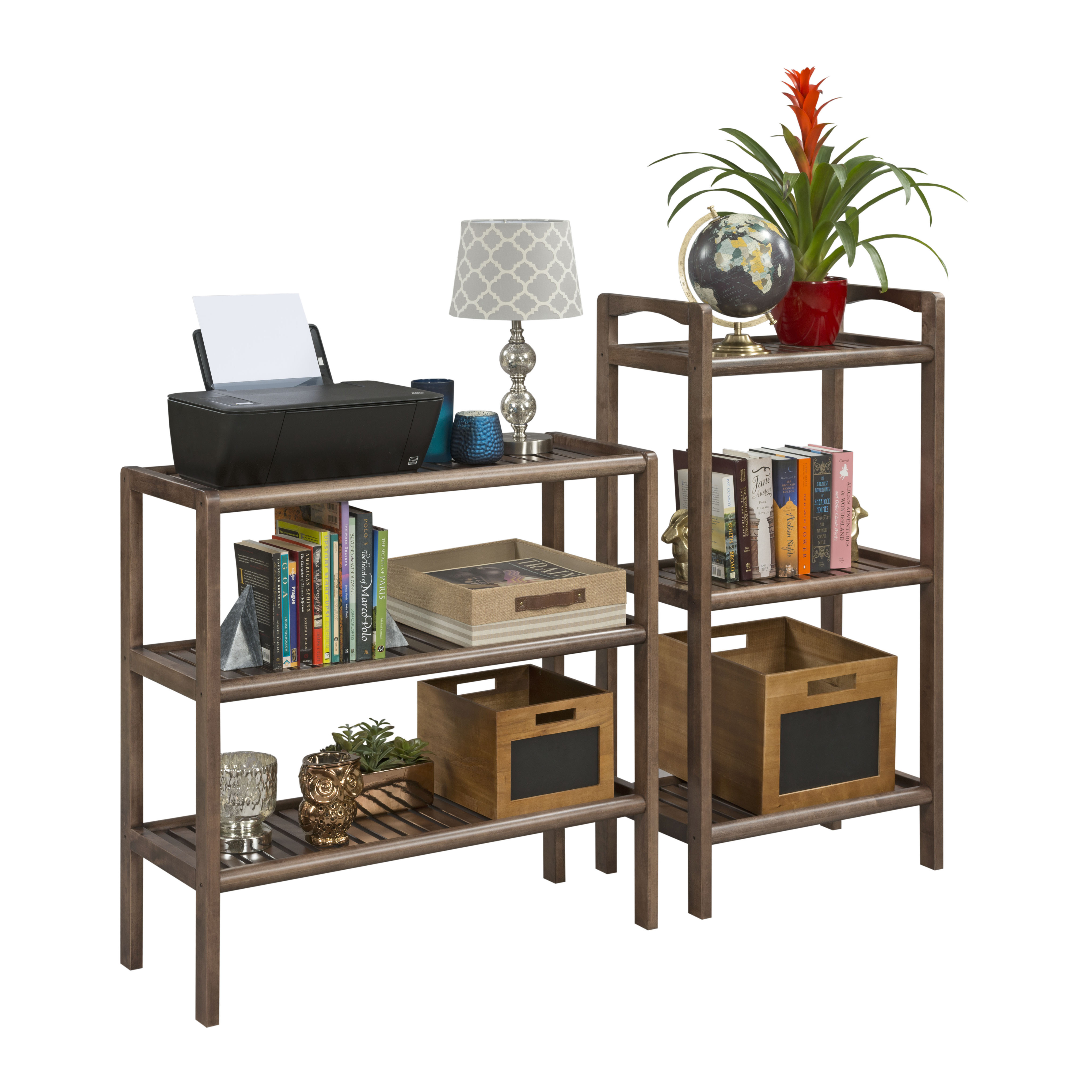 New Ridge Home Goods Abingdon 35" Etagere Bookcase Wayfair.ca