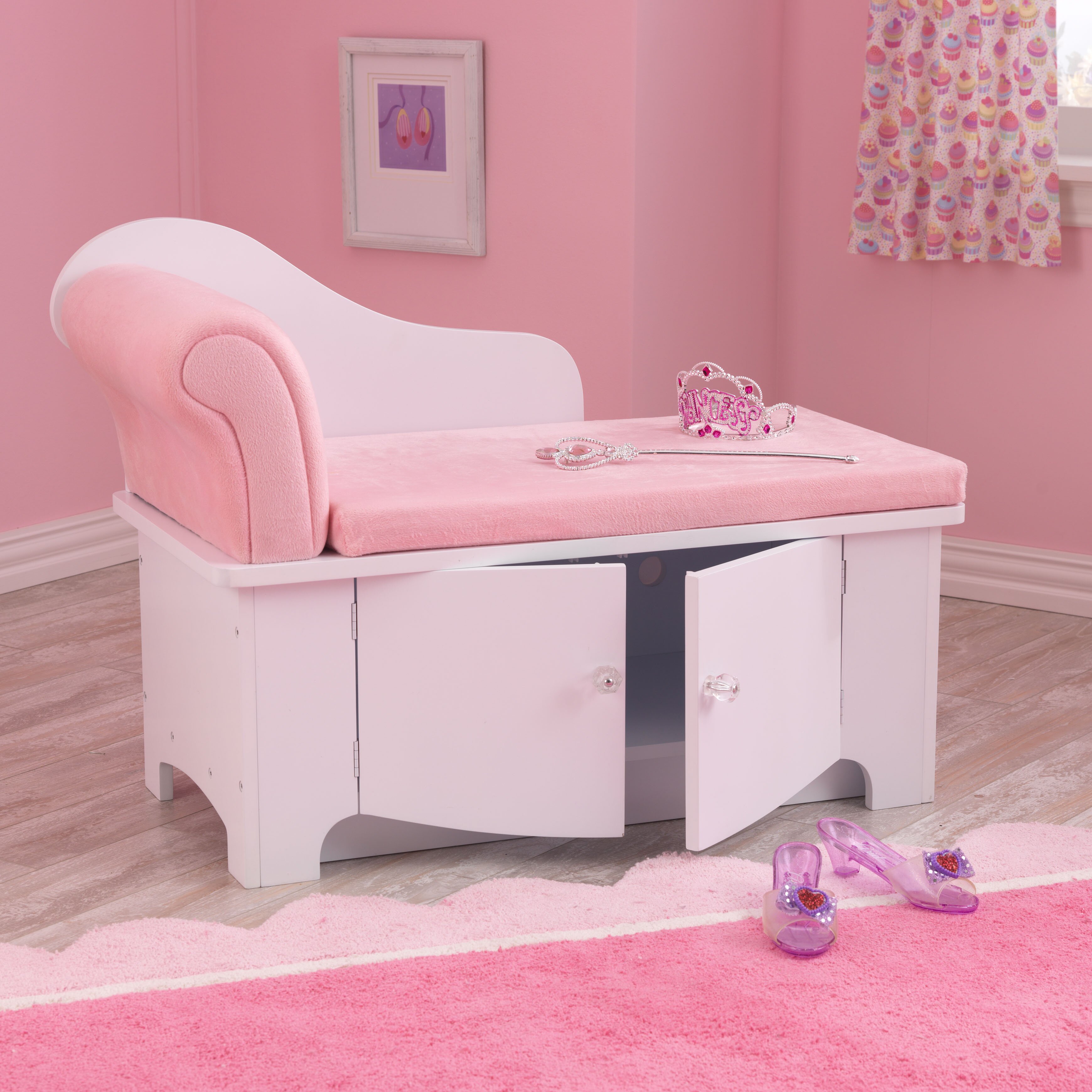KidKraft Princess Kids Polyester Chaise Lounge & Reviews ...