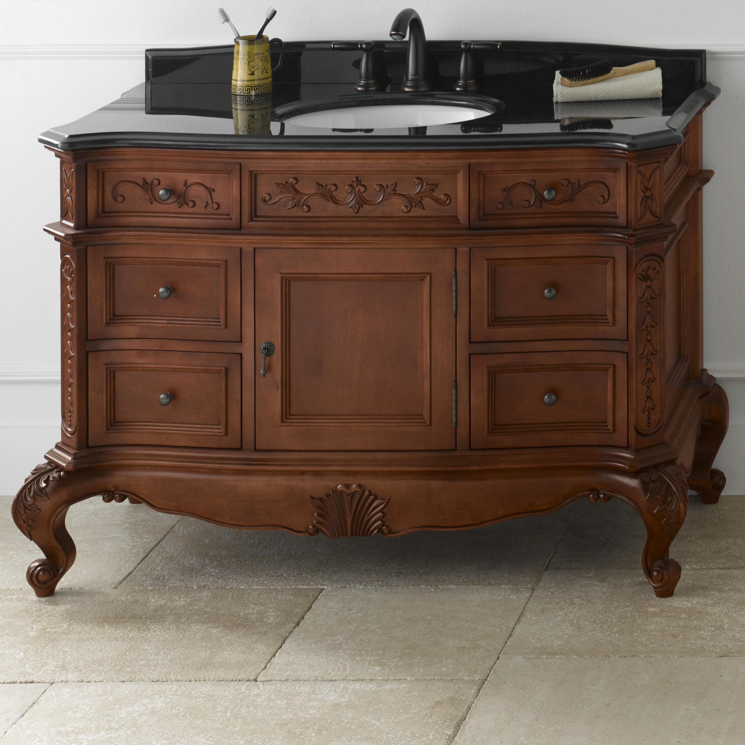 Ronbow Bordeaux 50" Single Bathroom Vanity Set & Reviews Wayfair
