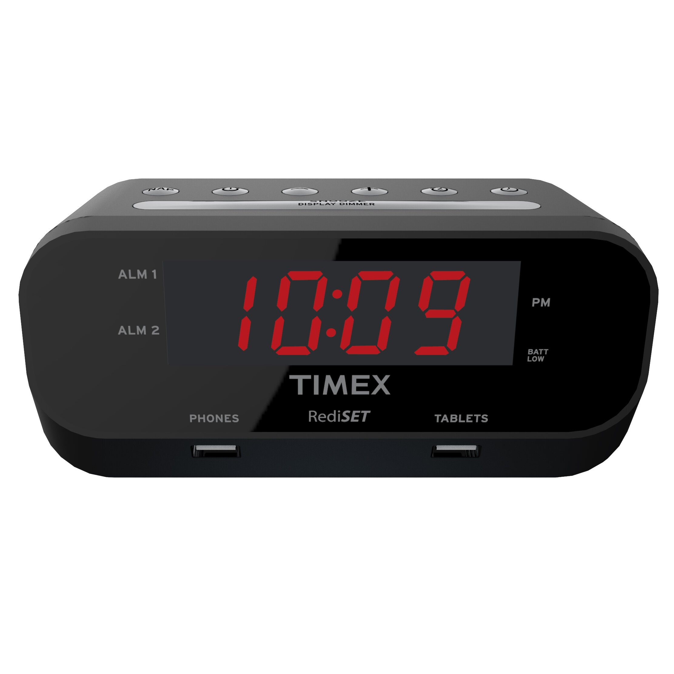 timex alarm clock turn off two hours