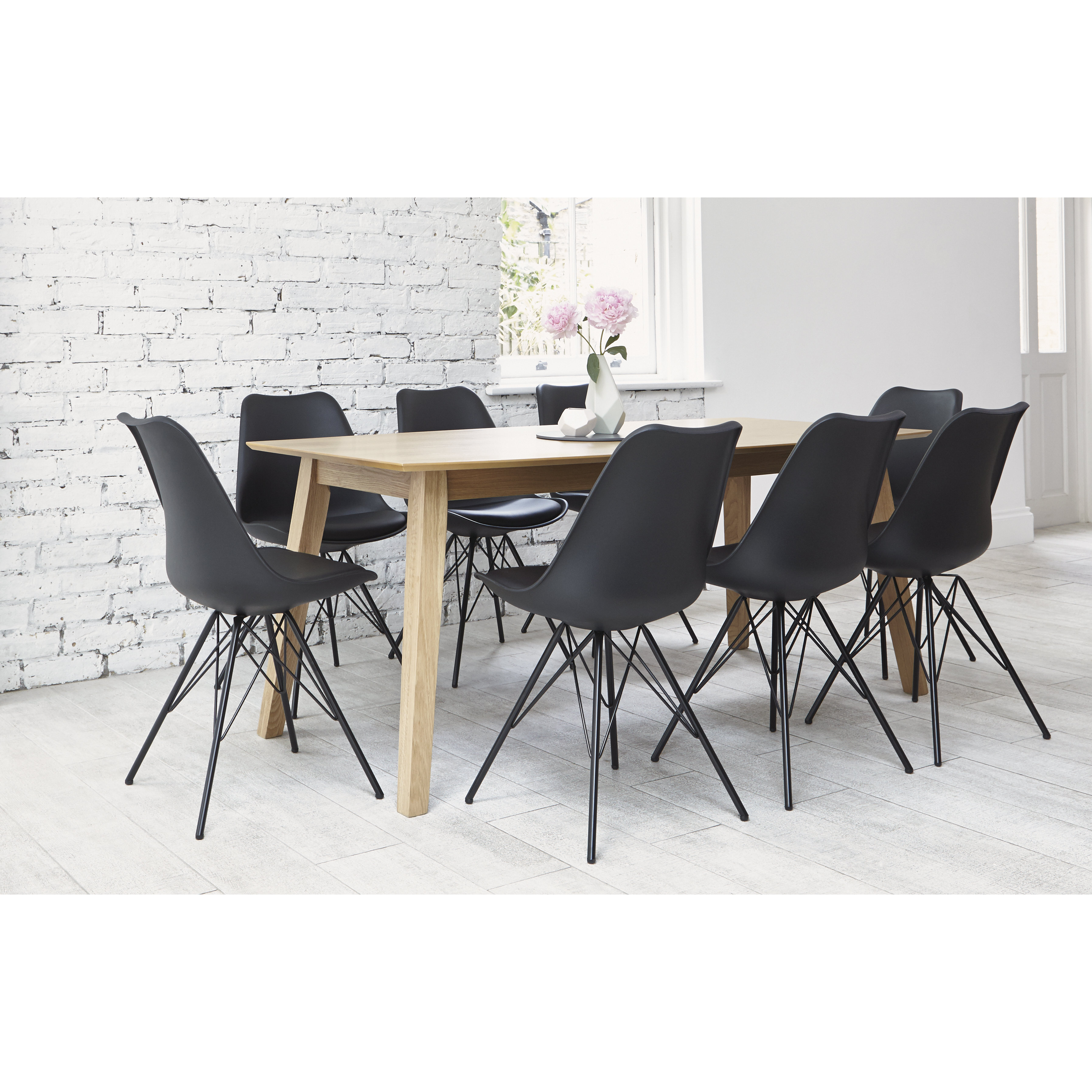 OutAndOutOriginal Indiana Dining Table and 8 Chairs | Wayfair UK