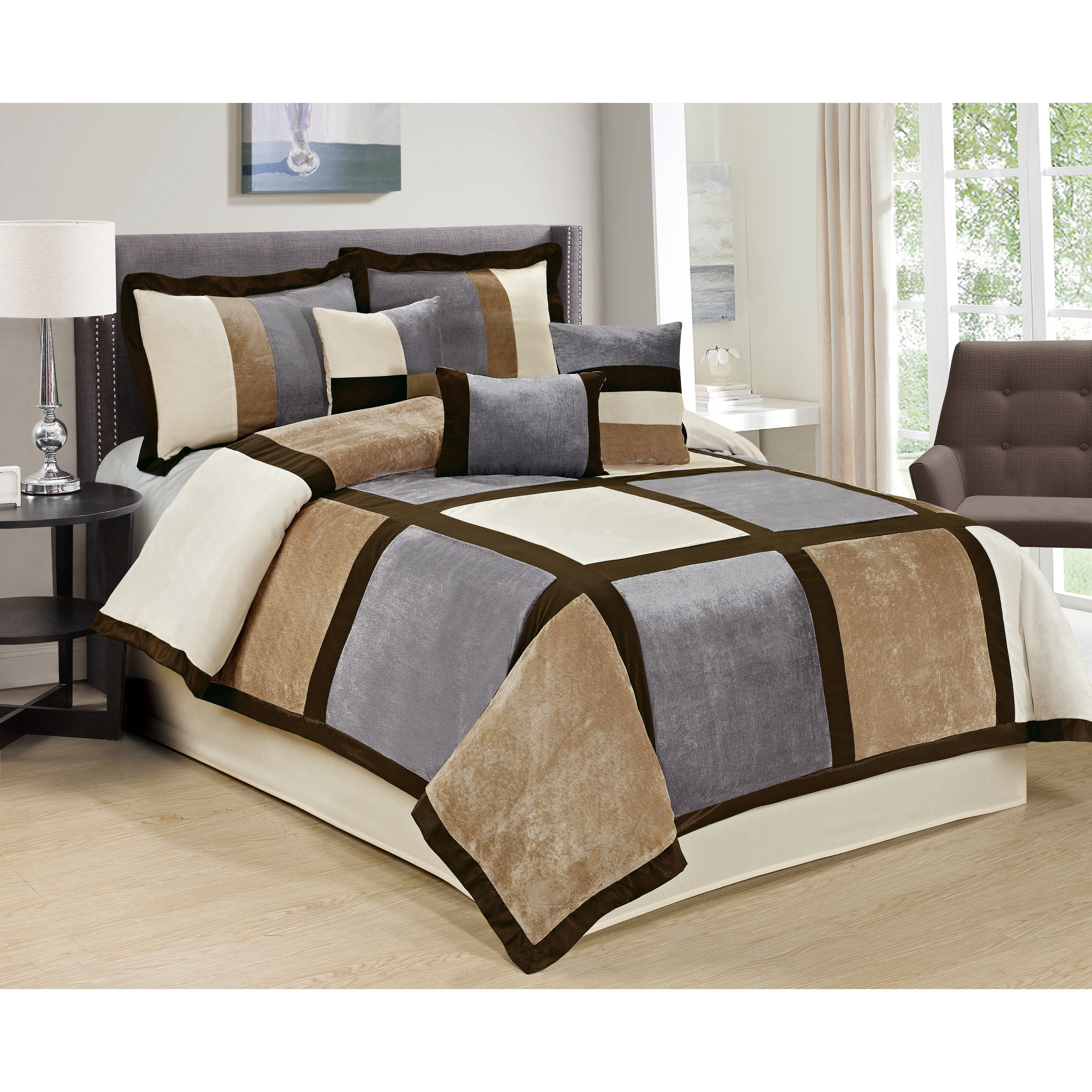 Homechoice International Group Spencer 7 Piece Comforter Set & Reviews