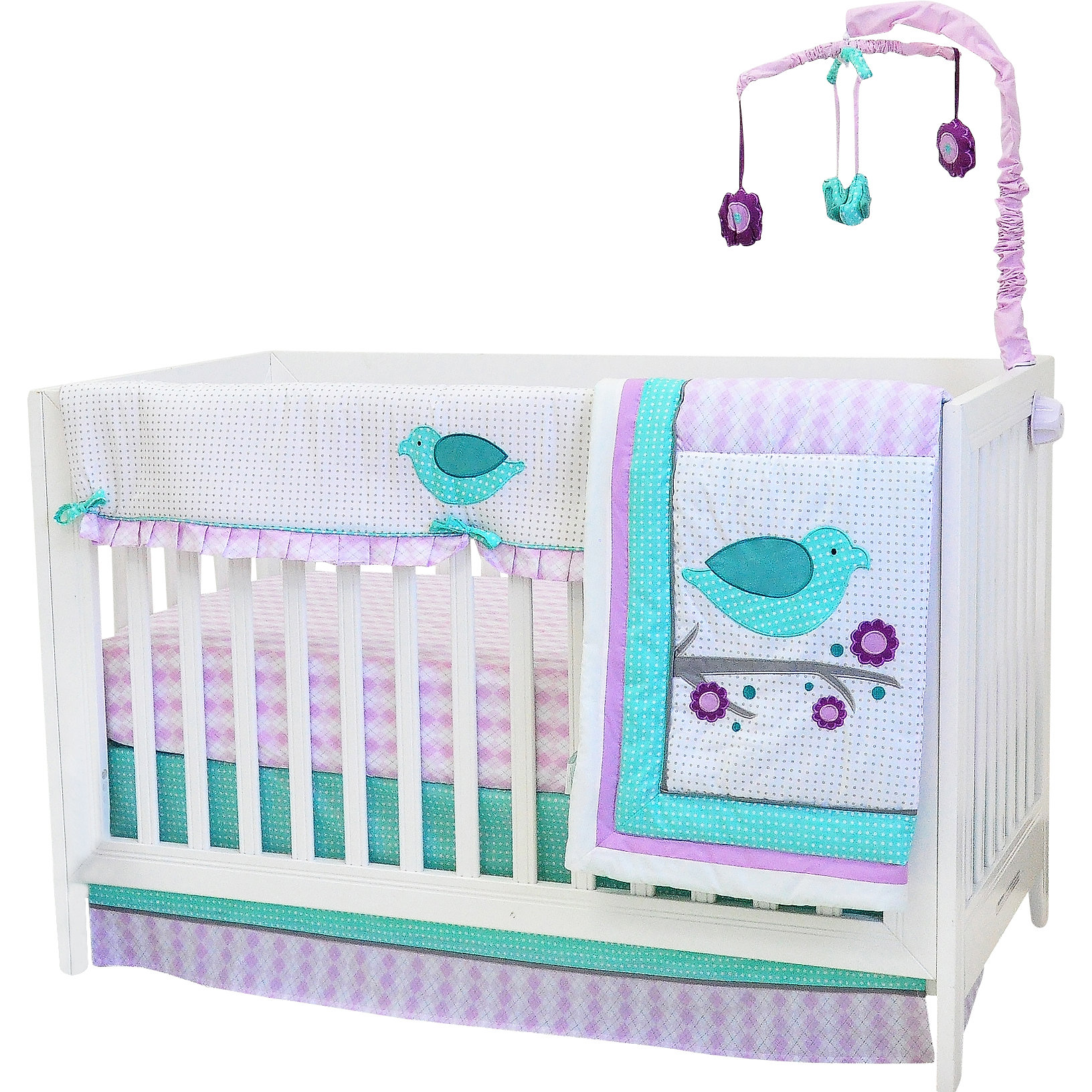 Pam Grace Creations Lovebirds 10 Piece Crib Bedding Set & Reviews Wayfair