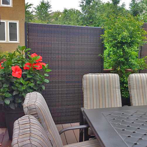 Versare Wicker Outdoor Partition & Reviews Wayfair