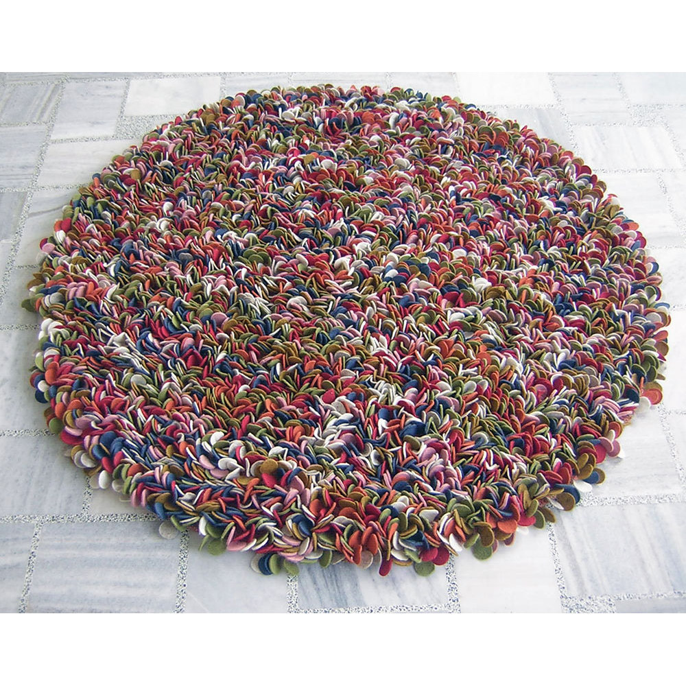 Modern Rugs Enoki Multicolored Felted Shag Area Rug Wayfair