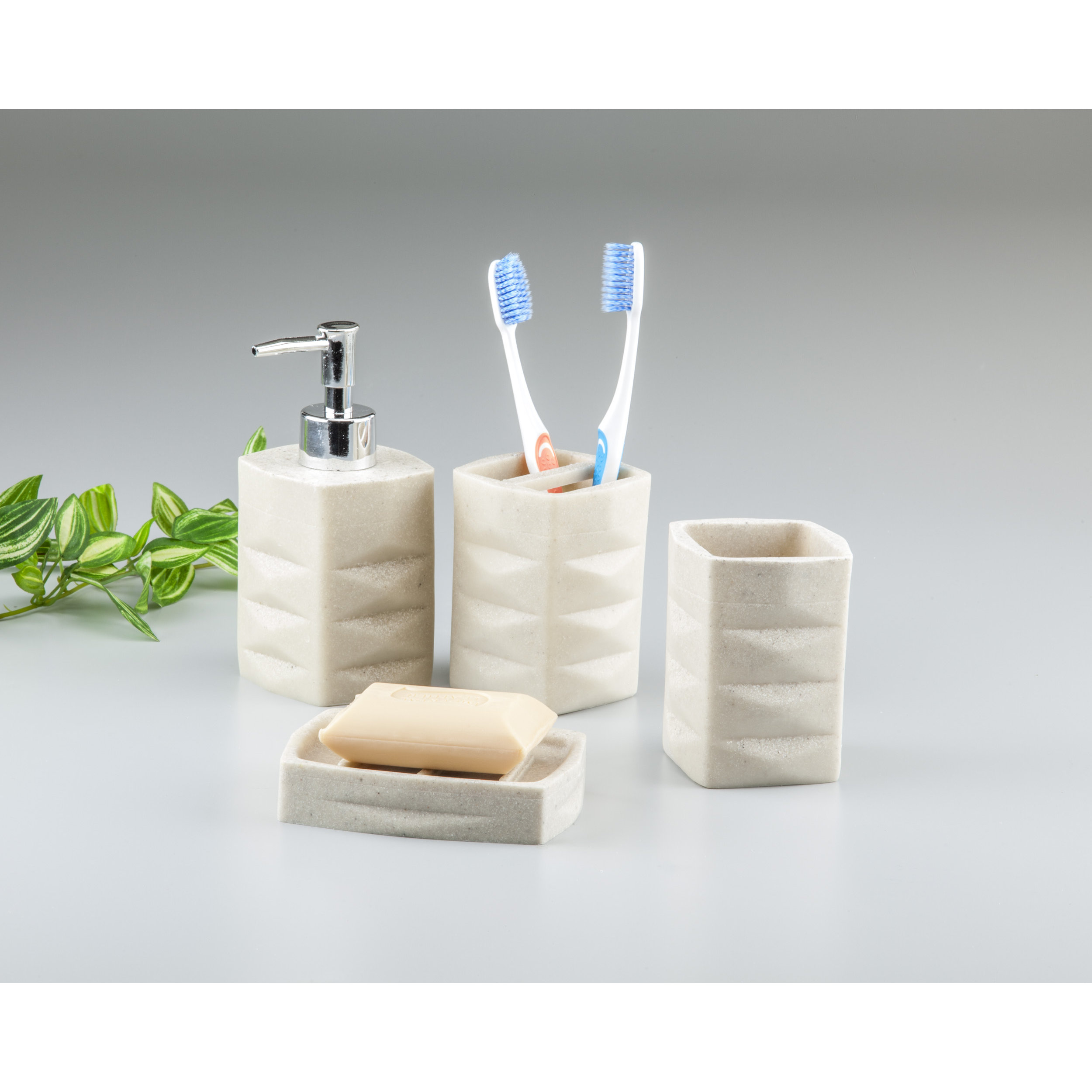 Innova Imports 4Piece Bathroom Accessory Set & Reviews Wayfair