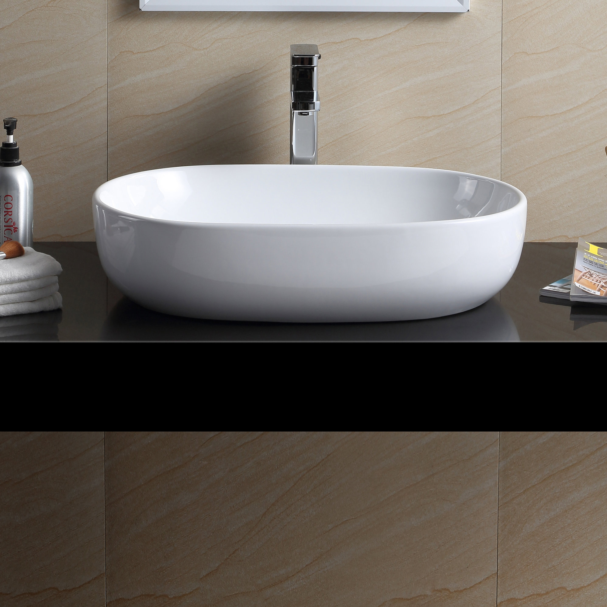 Fine Fixtures Modern Oval Bathroom Sink | Wayfair