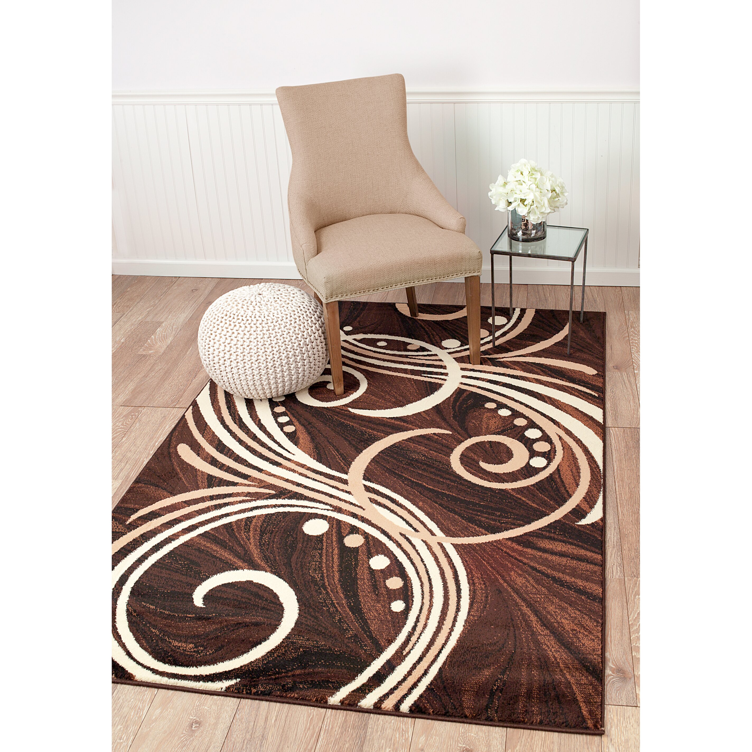 Rug and Decor Inc. Summit Brown Area Rug & Reviews Wayfair