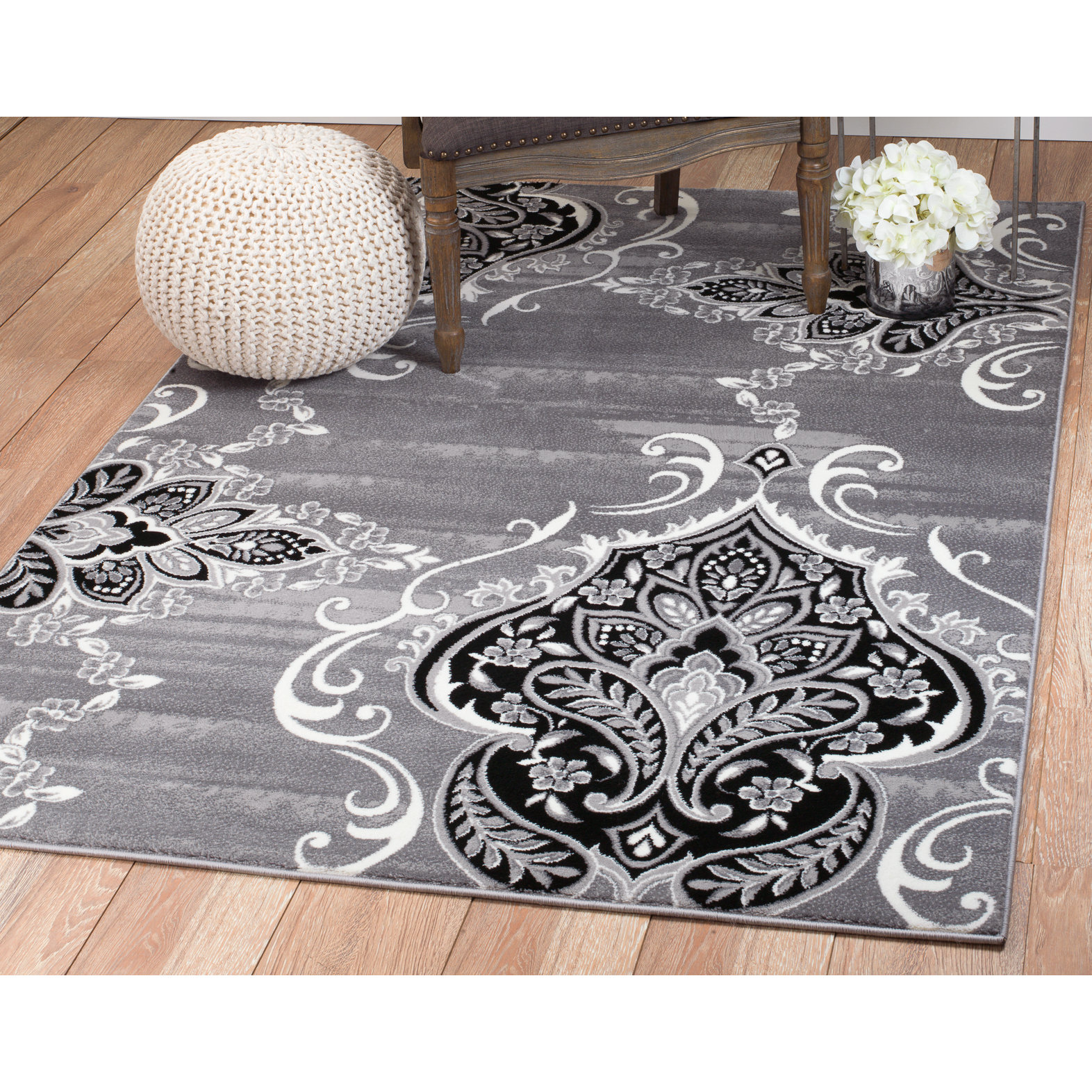 Rug and Decor Inc. Summit Gray Area Rug & Reviews Wayfair
