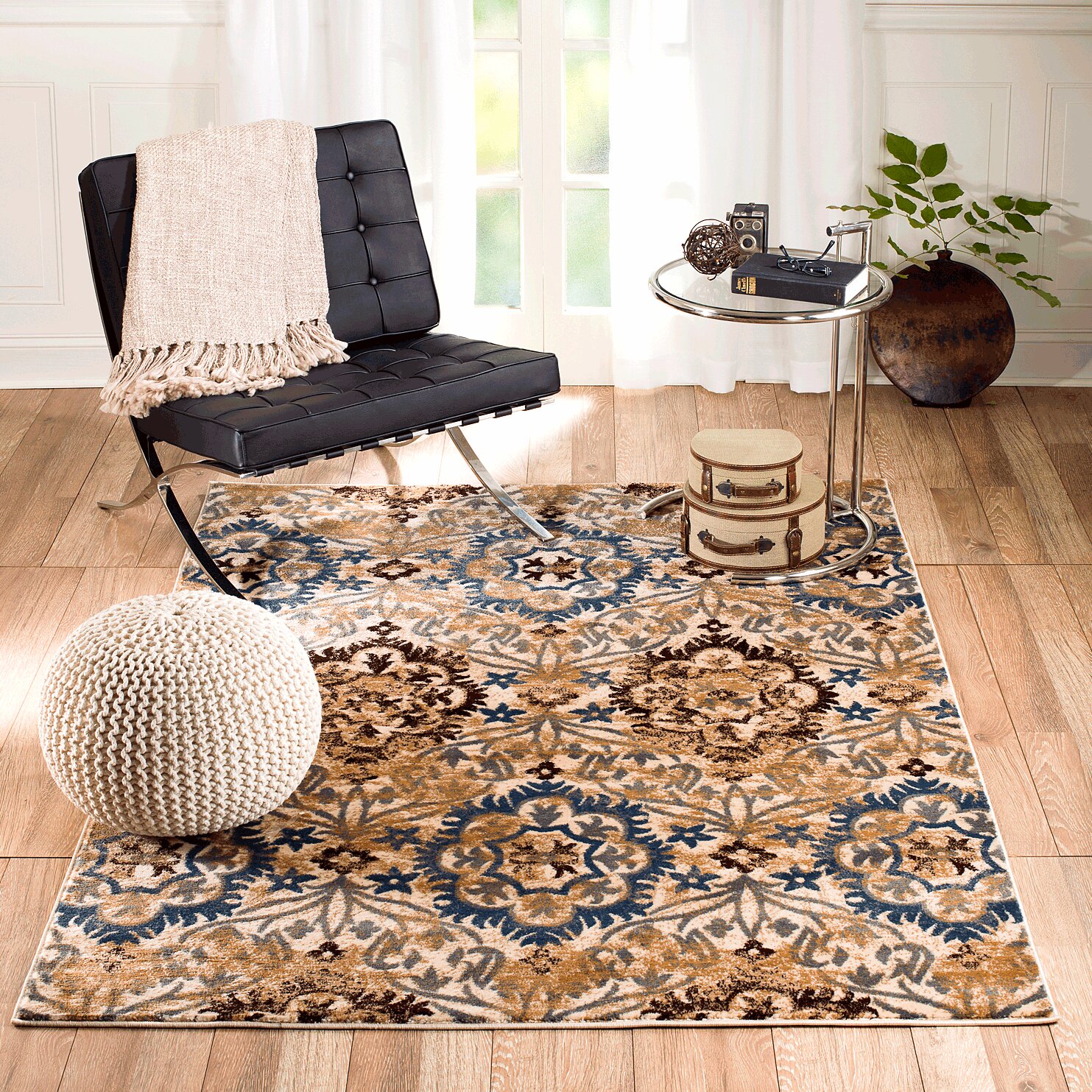 Rug and Decor Inc. Venice Beige Area Rug & Reviews Wayfair