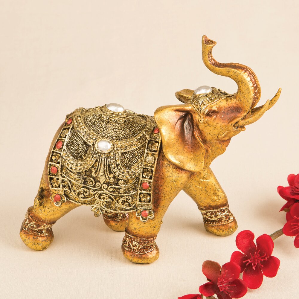 FashionCraft Ornate Good Luck Decorative Elephant Figurine & Reviews