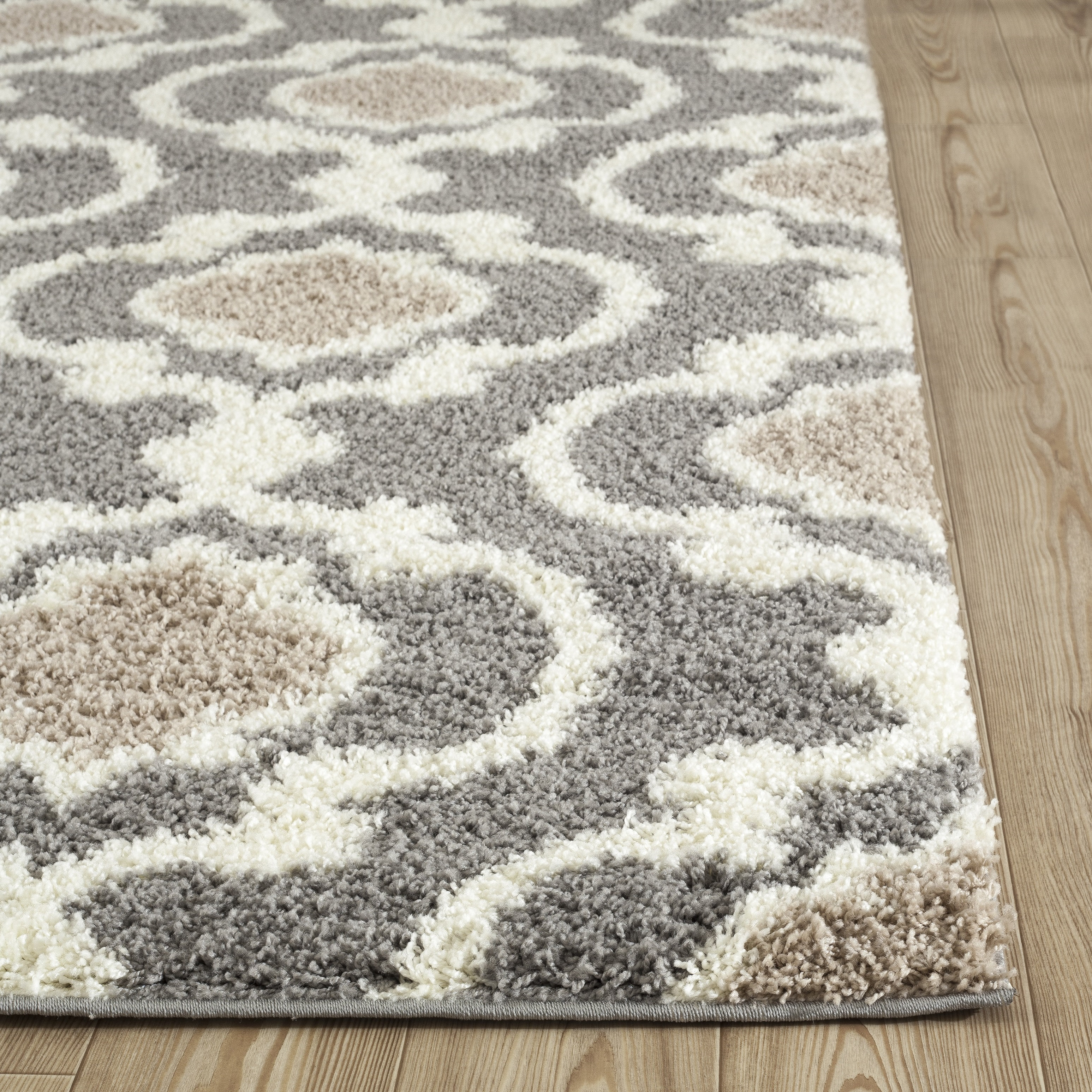 Florida Gray Cream Area Rug 2525 Gray