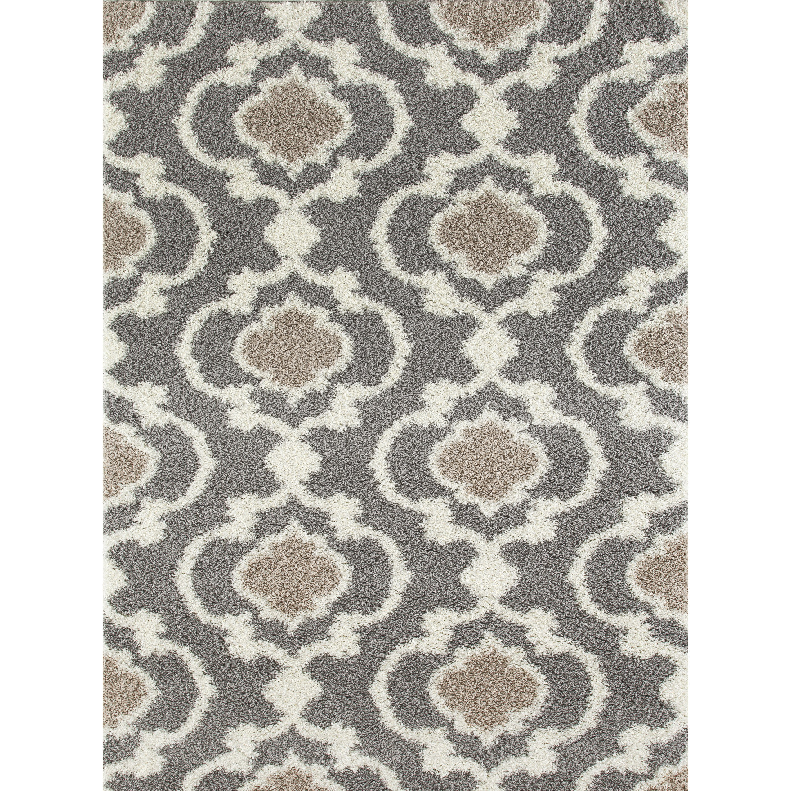 World Rug Gallery Florida Gray/Cream Area Rug & Reviews Wayfair