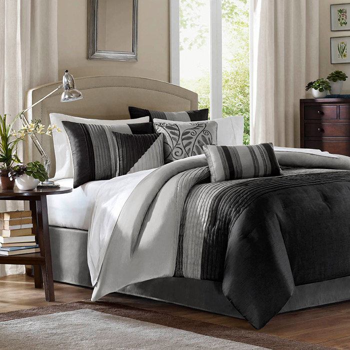 madison park amherst 7 piece reversible comforter set madison park amherst 7 piece reversible comforter set