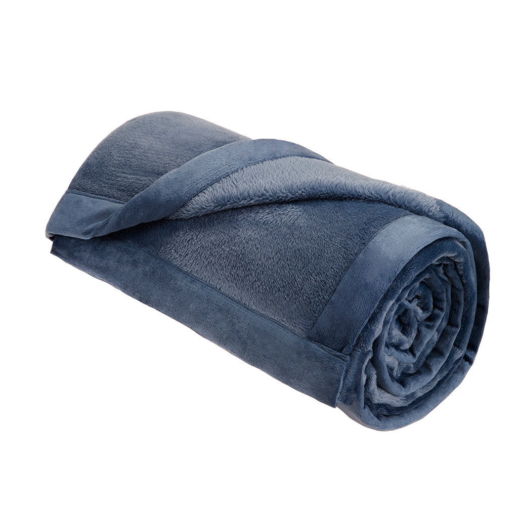 Madison Park Velour Plush Throw Blanket & Reviews Wayfair