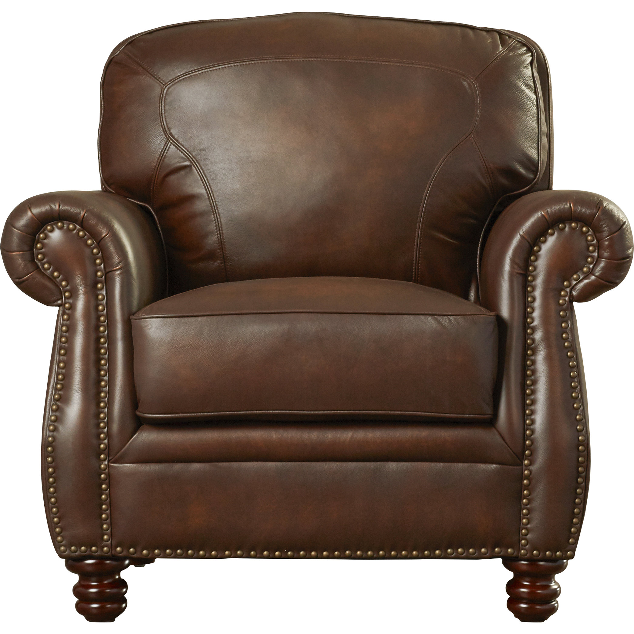 Rosalind Wheeler Mcdonnell Leather Club Chair & Reviews Wayfair