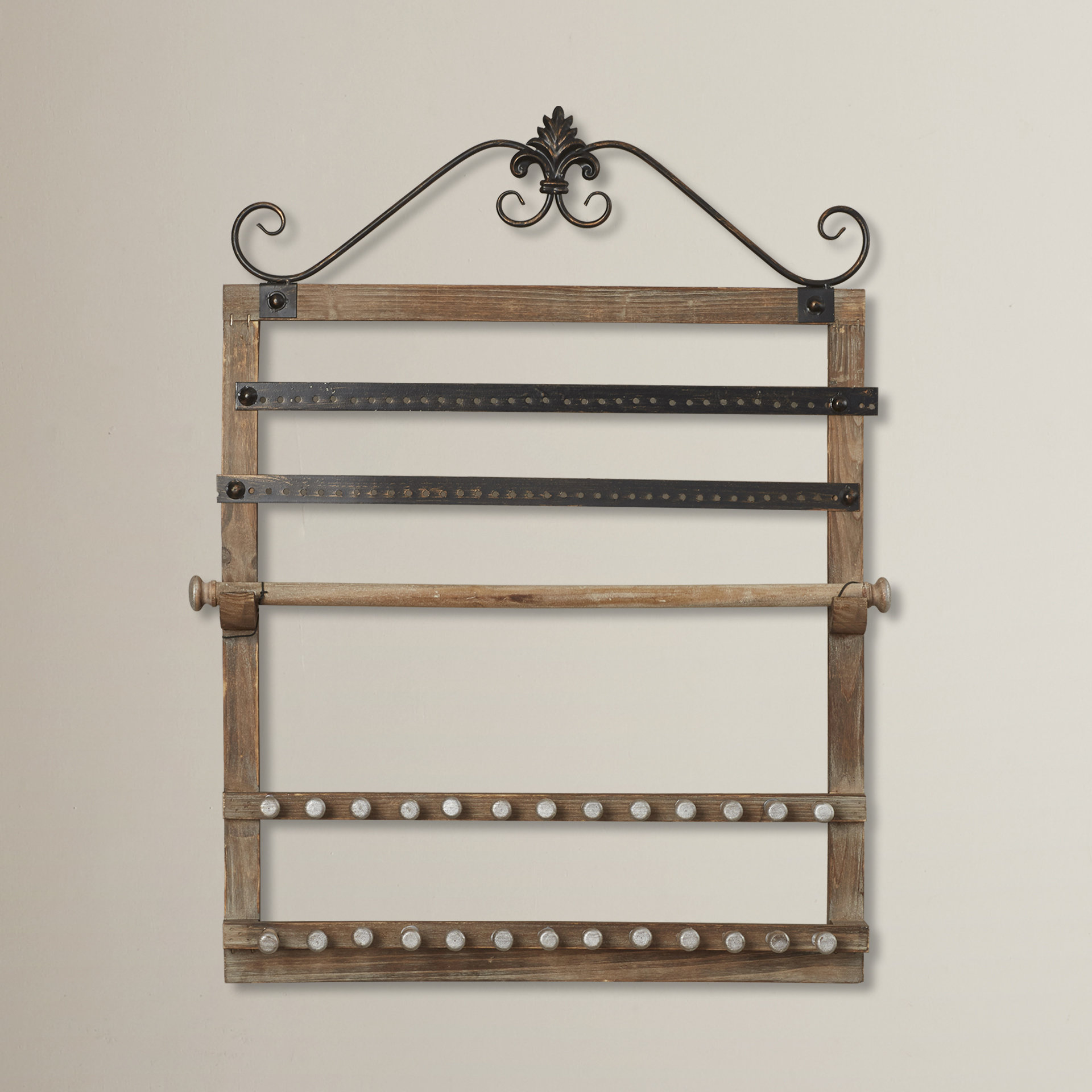 rosalind wheeler wood wall mounted jewelry holder rosalind wheeler wood wall mounted jewelry holder