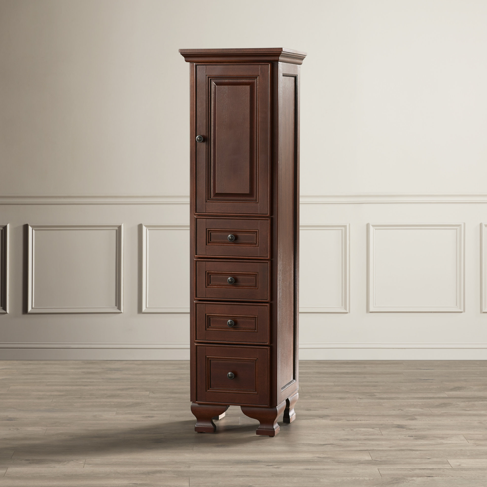 Rosalind Wheeler Craigywarren 15.25" x 55.5" Free Standing Linen Tower & Reviews Wayfair