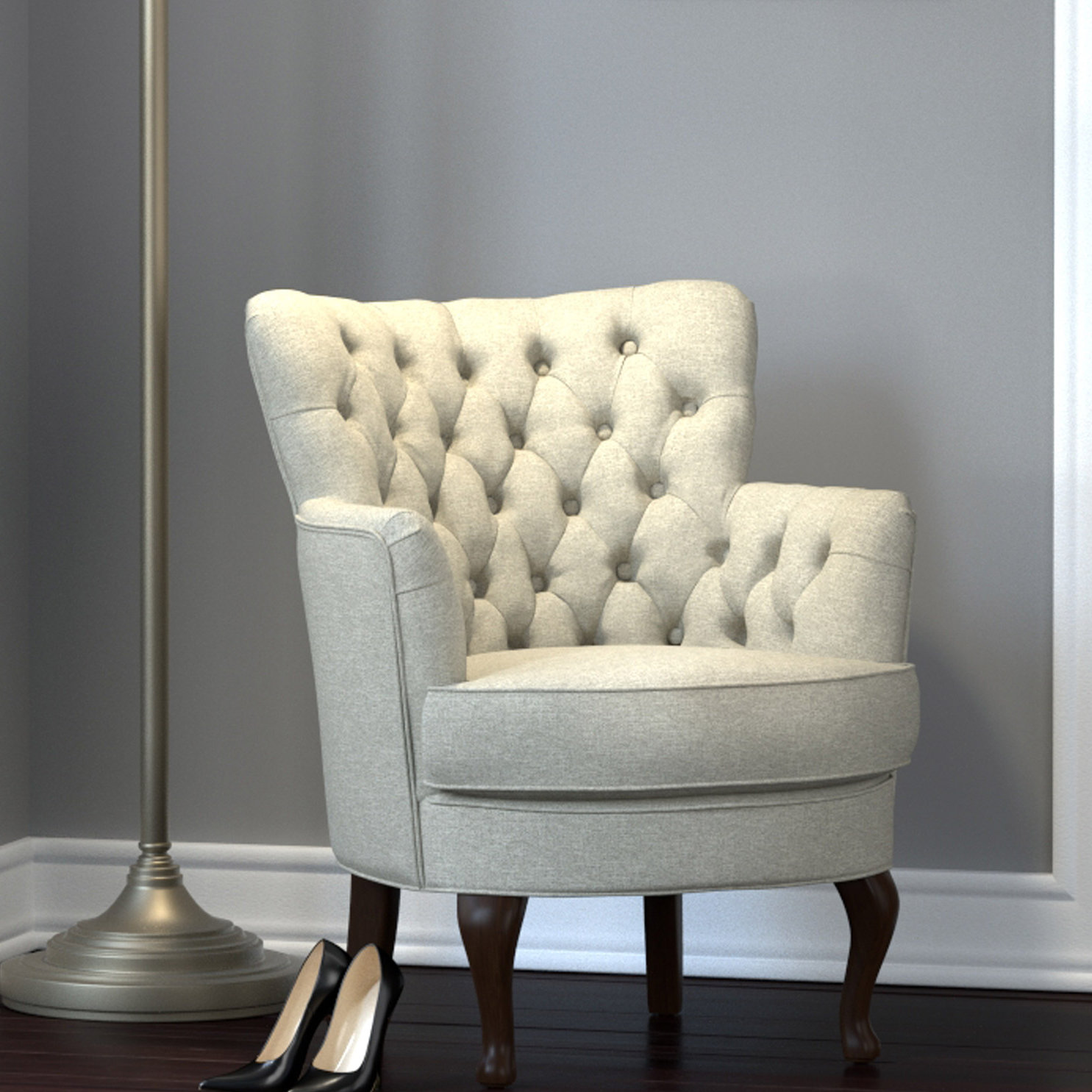 Rosalind Wheeler Upminster Petite Arm Chair & Reviews Wayfair