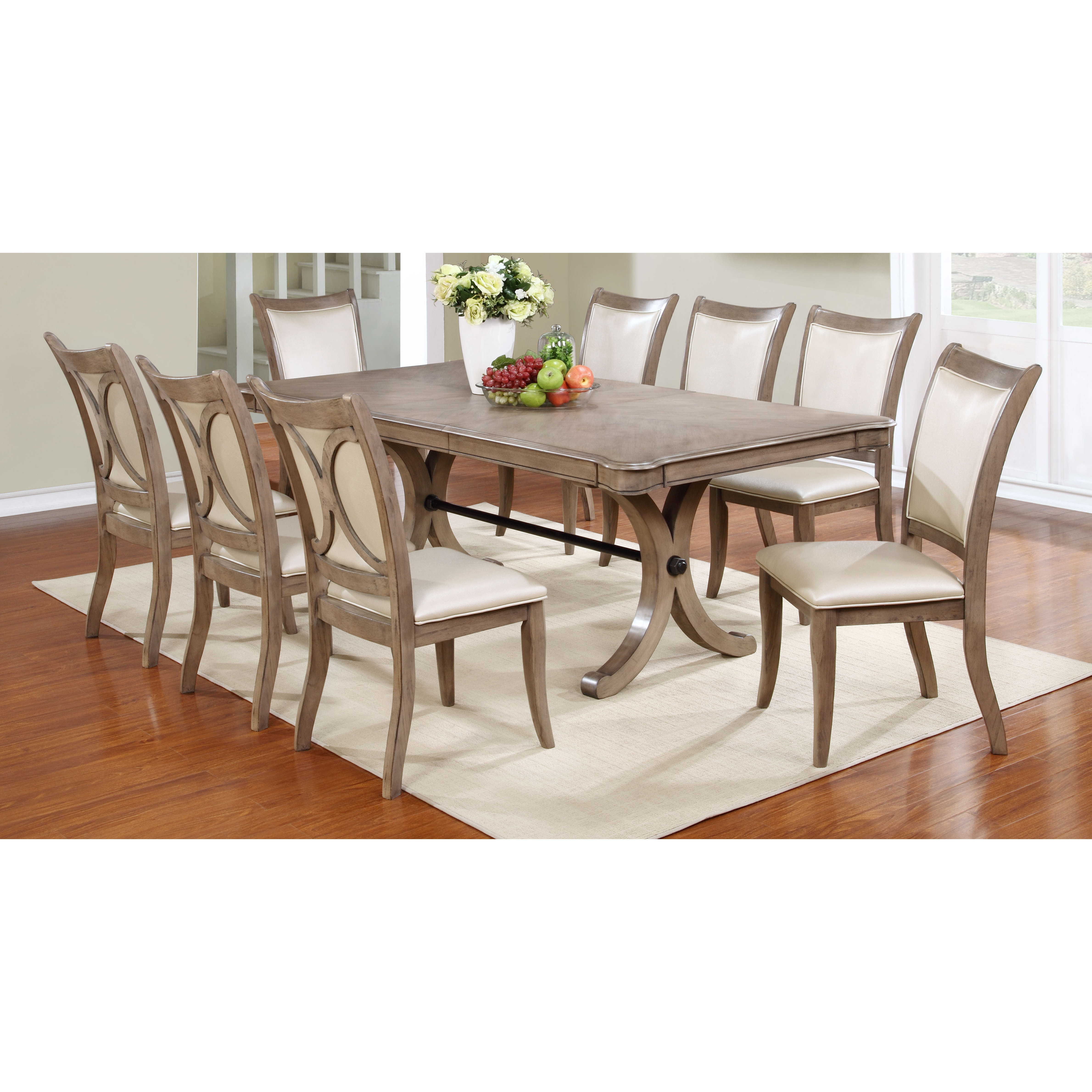 Rosalind Wheeler Regina 9 Piece Dining Set & Reviews Wayfair