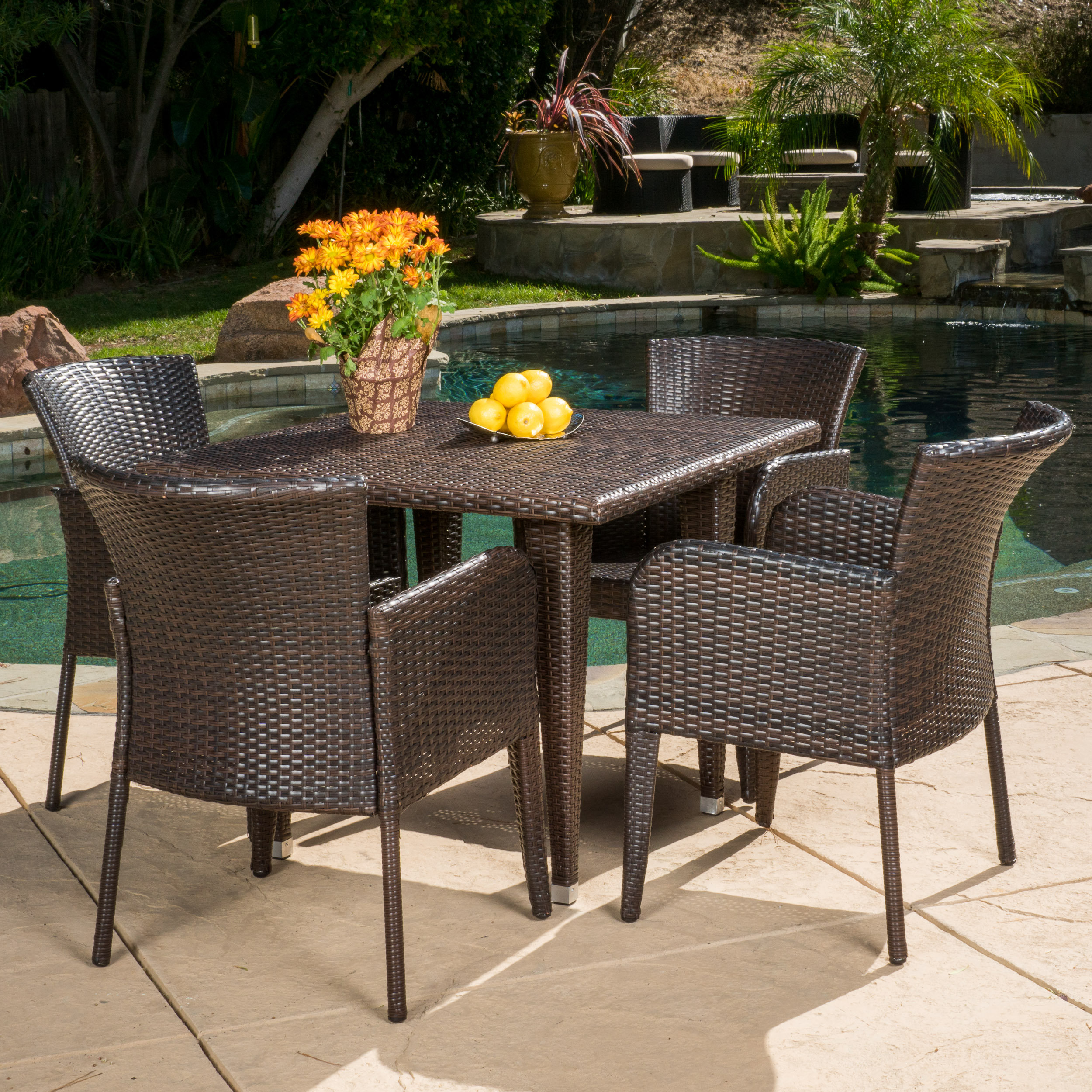 Bay Isle Home Dowling 5 Piece Dining Set & Reviews Wayfair