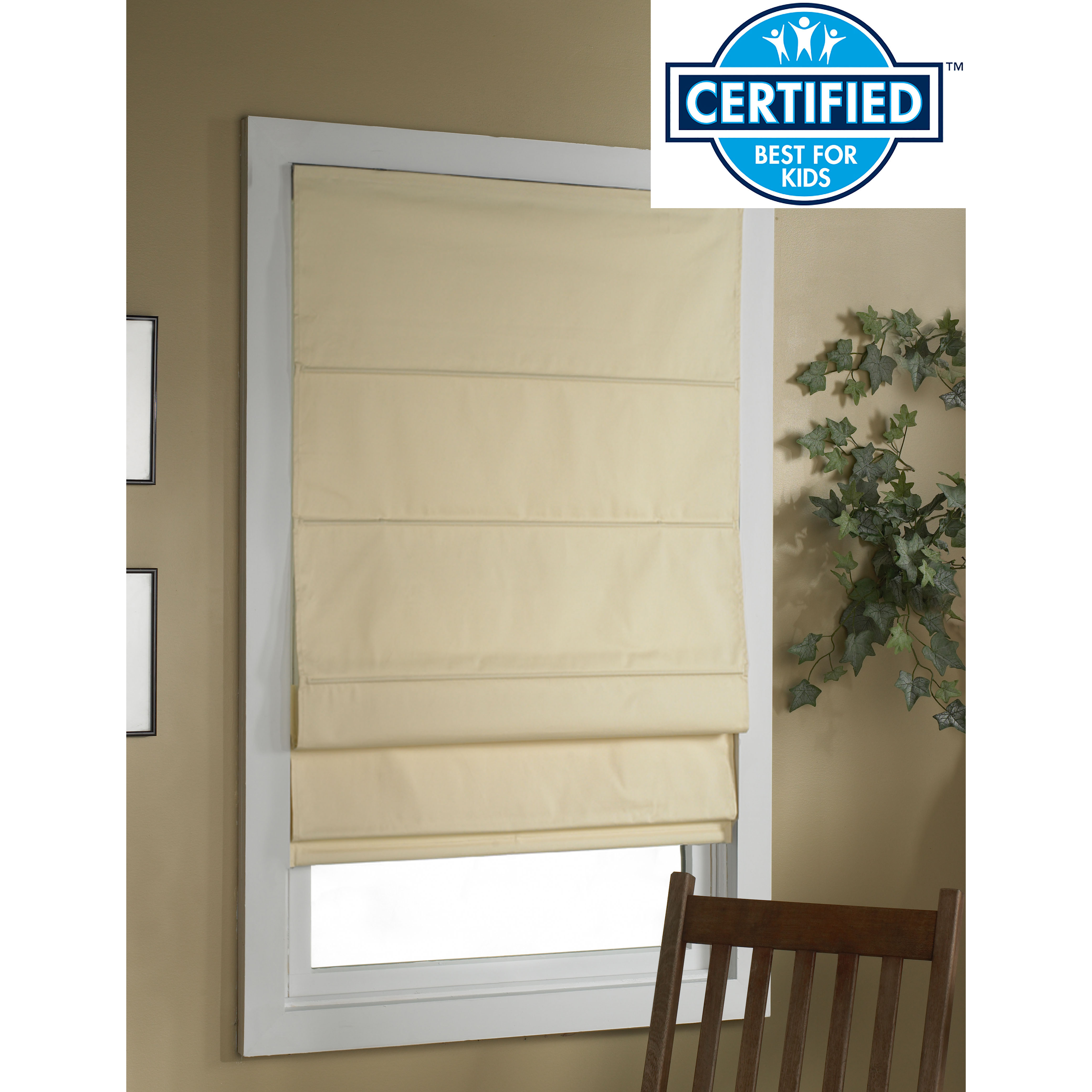 Symple Stuff Cordless Thermal Backed Roman Shade & Reviews Wayfair
