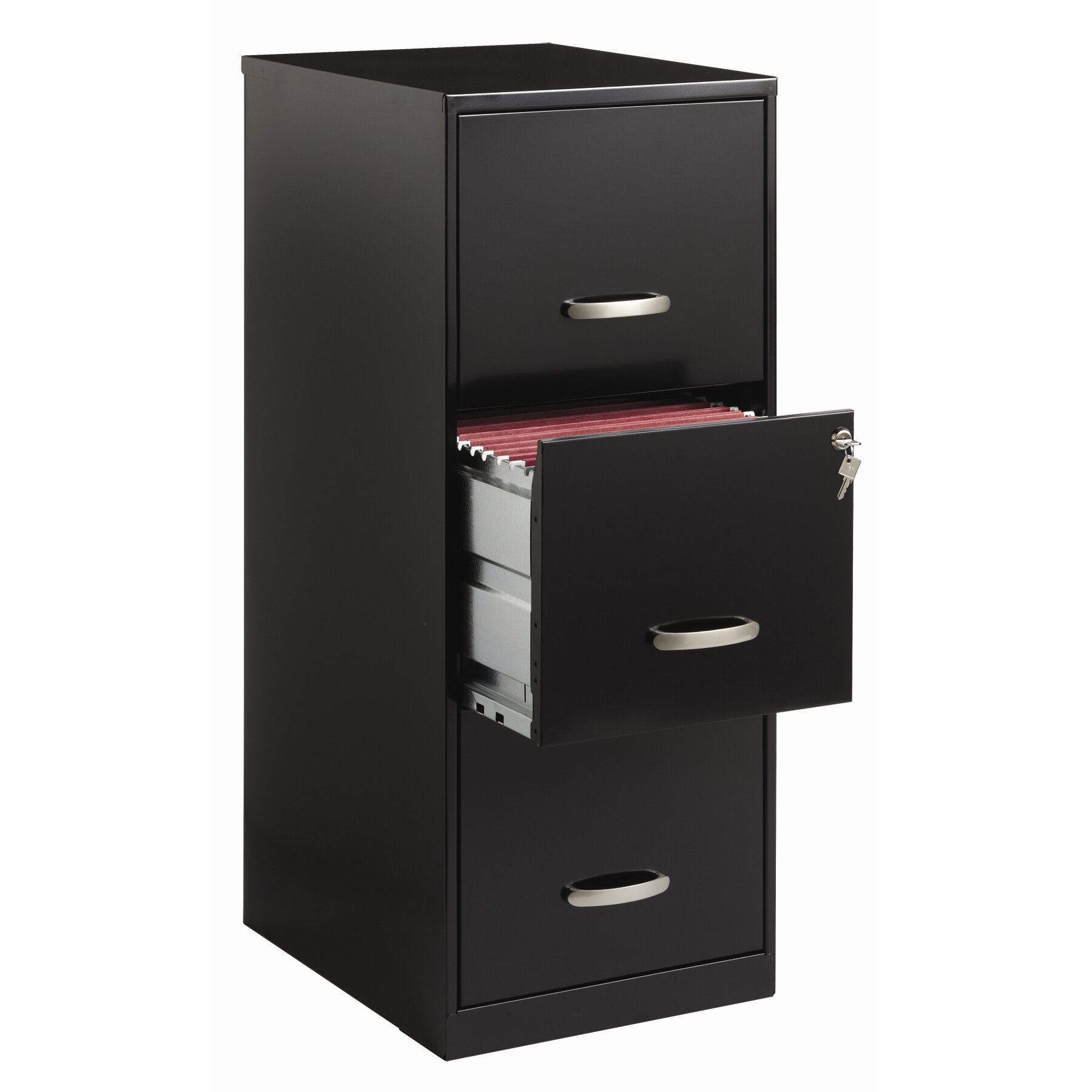 Symple Stuff 3 Drawer Filing Cabinet & Reviews | Wayfair