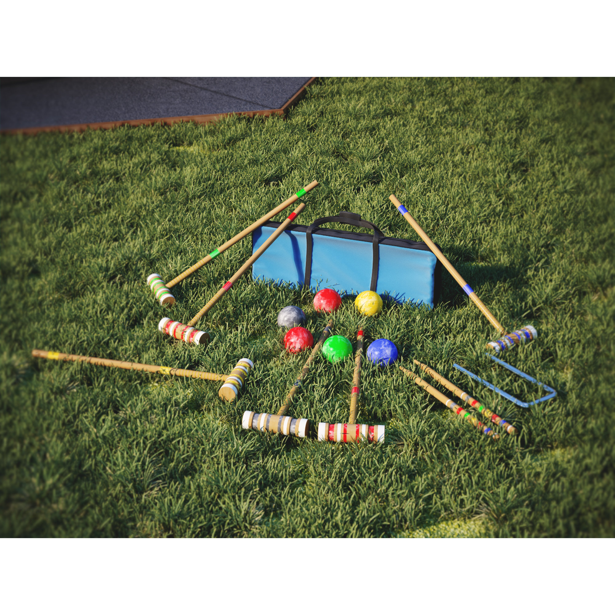 Symple Stuff AllStar Croquet 24 Piece Game Set & Reviews Wayfair