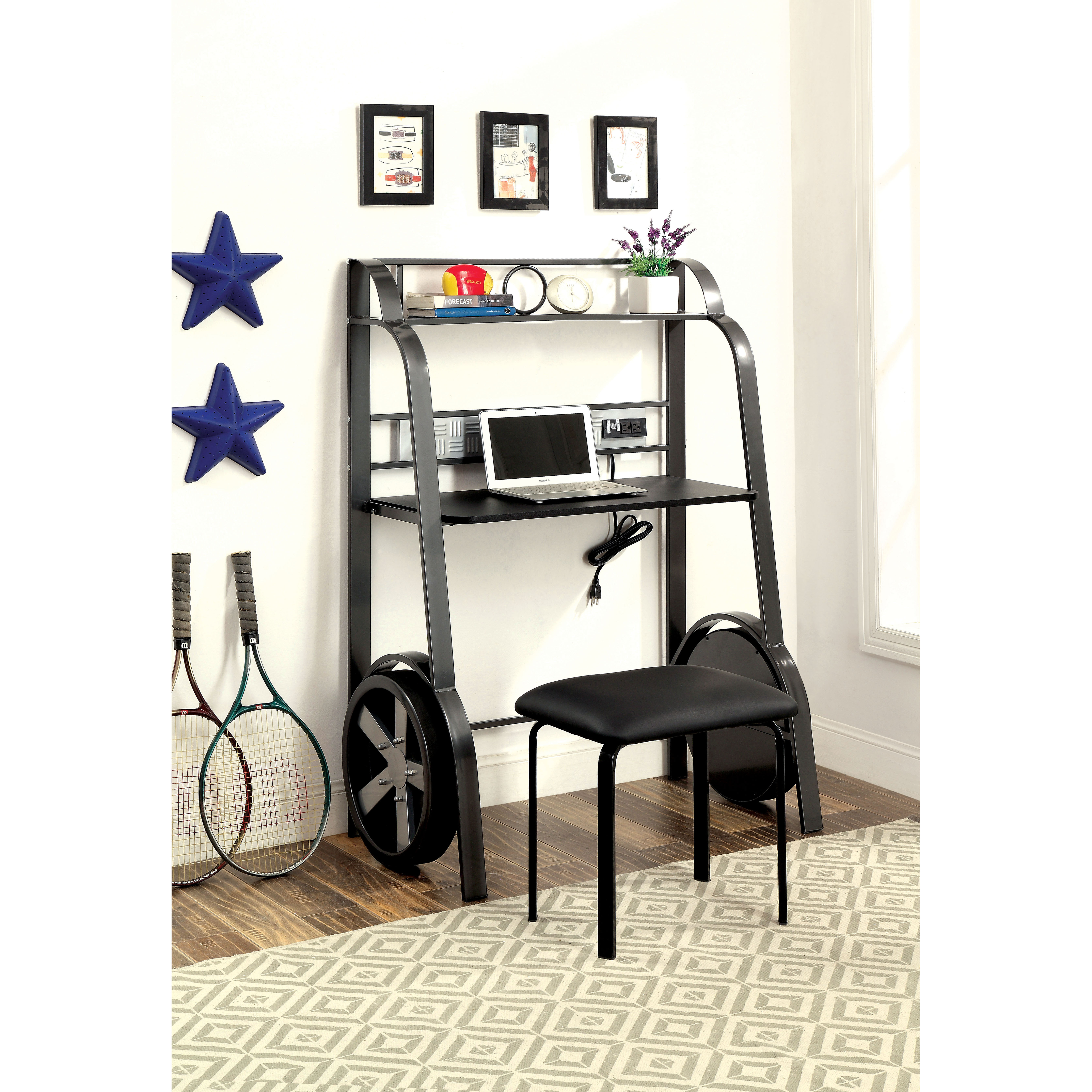 Zoomie Kids Beatriz Youth Desk and Stool Set & Reviews Wayfair