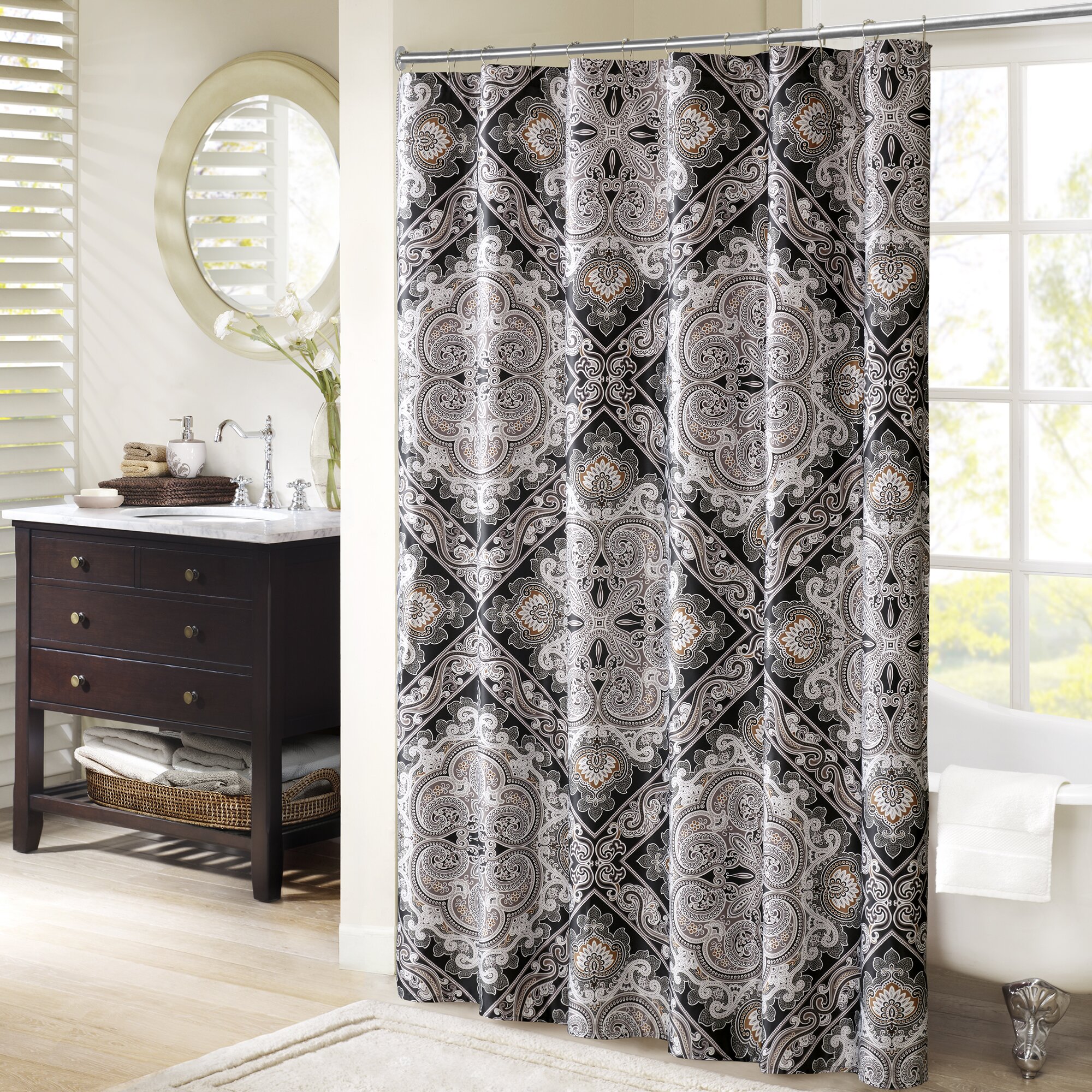 Astoria Grand Barris Shower Curtain Wayfair.ca