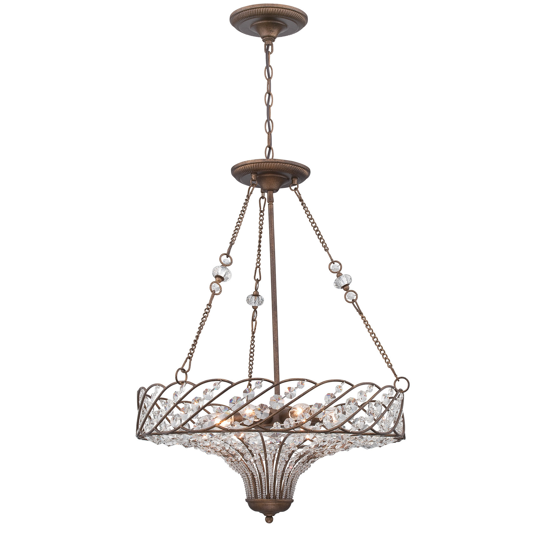 Astoria Grand Howell 8 Light Inverted Pendant Wayfair