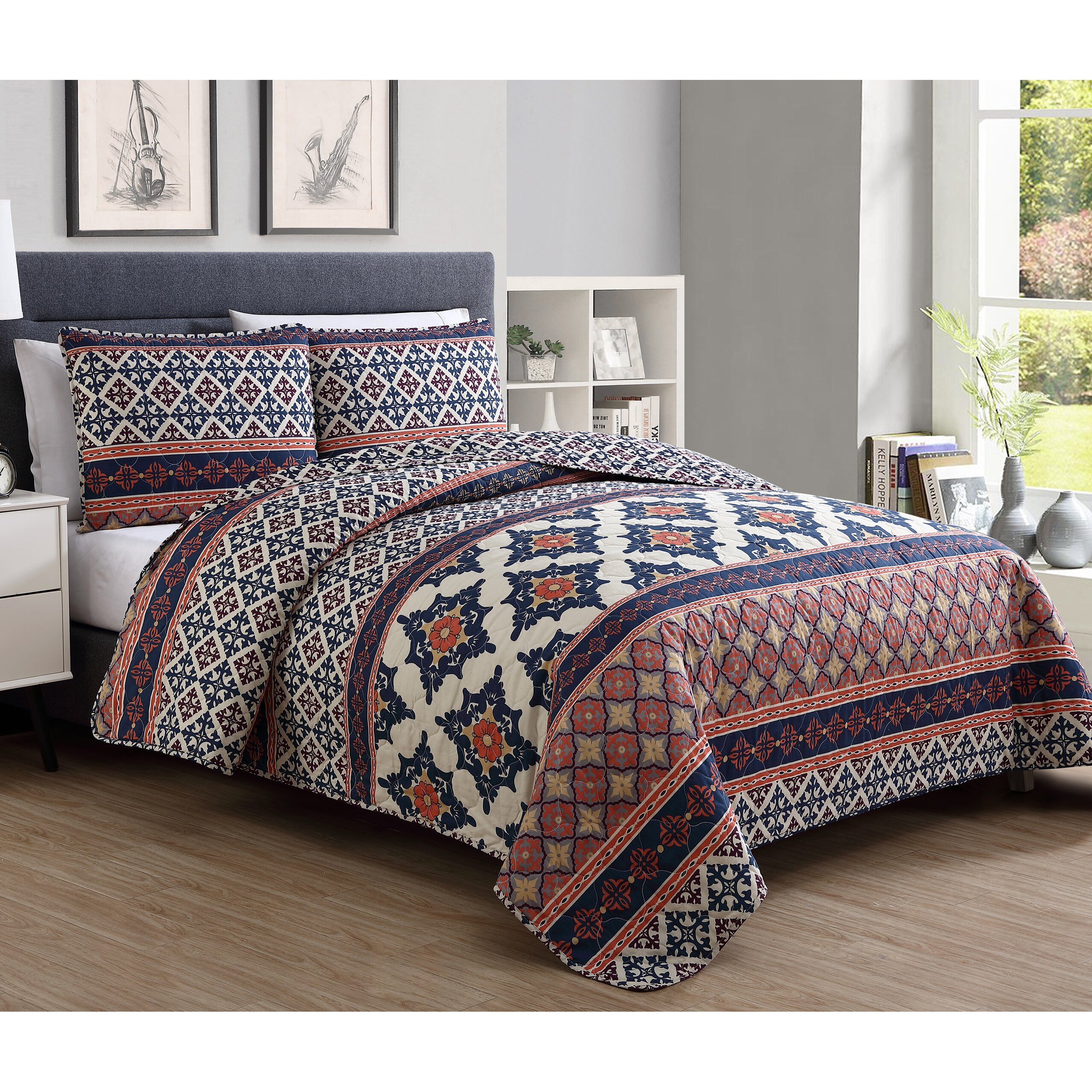 World Menagerie Enassiri 3 Piece Quilt Set & Reviews | Wayfair