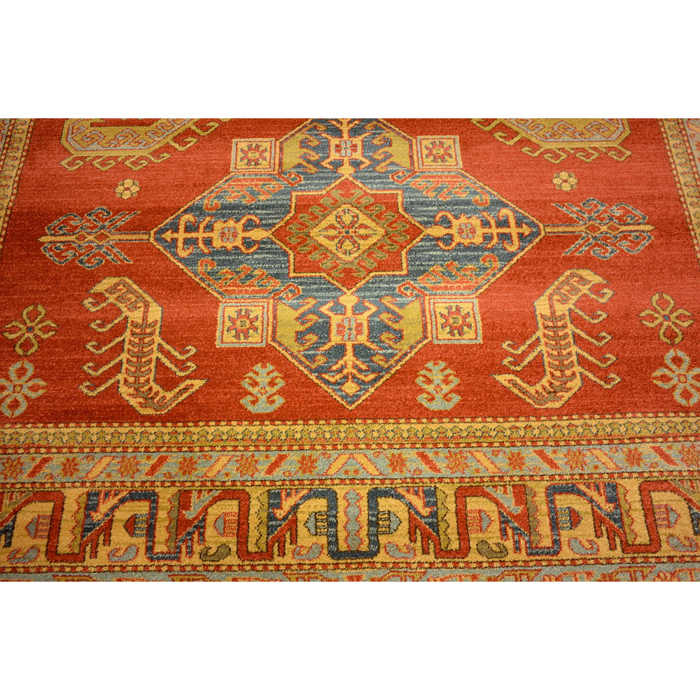 World Menagerie Valley Red Area Rug & Reviews Wayfair