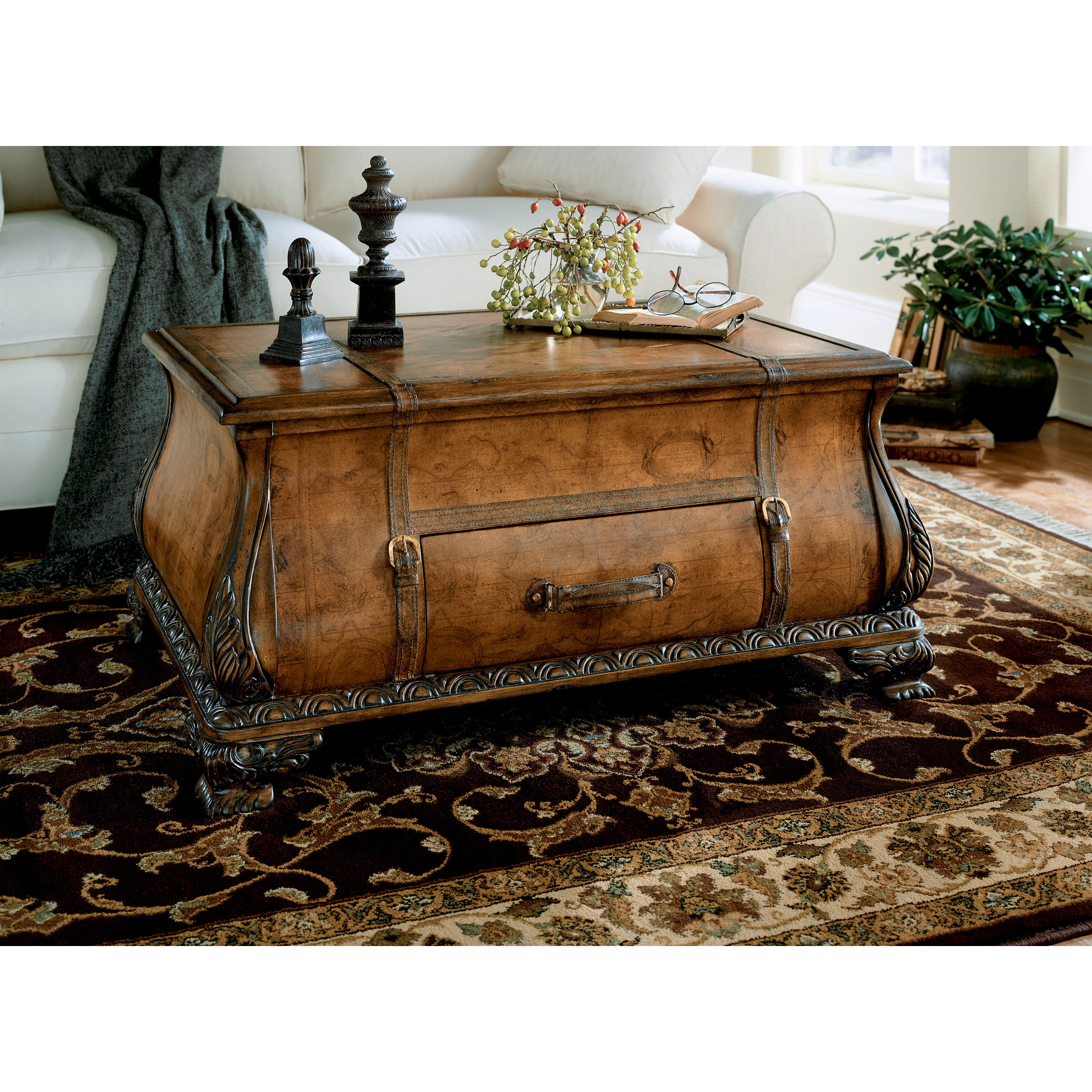 World Menagerie Kaya Bombe Coffee Table Trunk & Reviews Wayfair