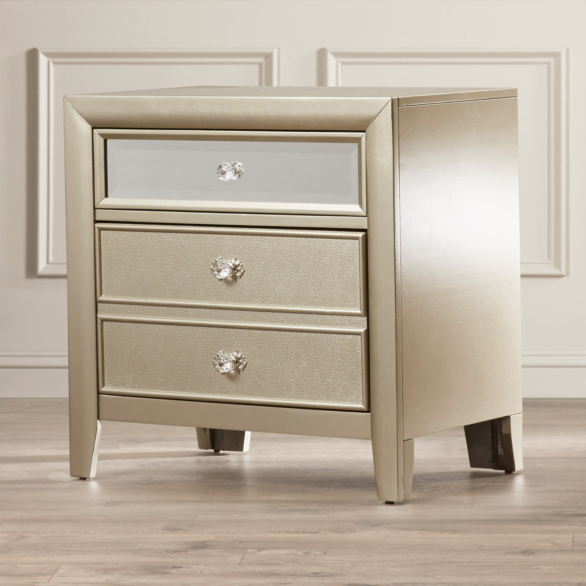 Mercer41 McKellen 2 Drawer Nightstand & Reviews Wayfair