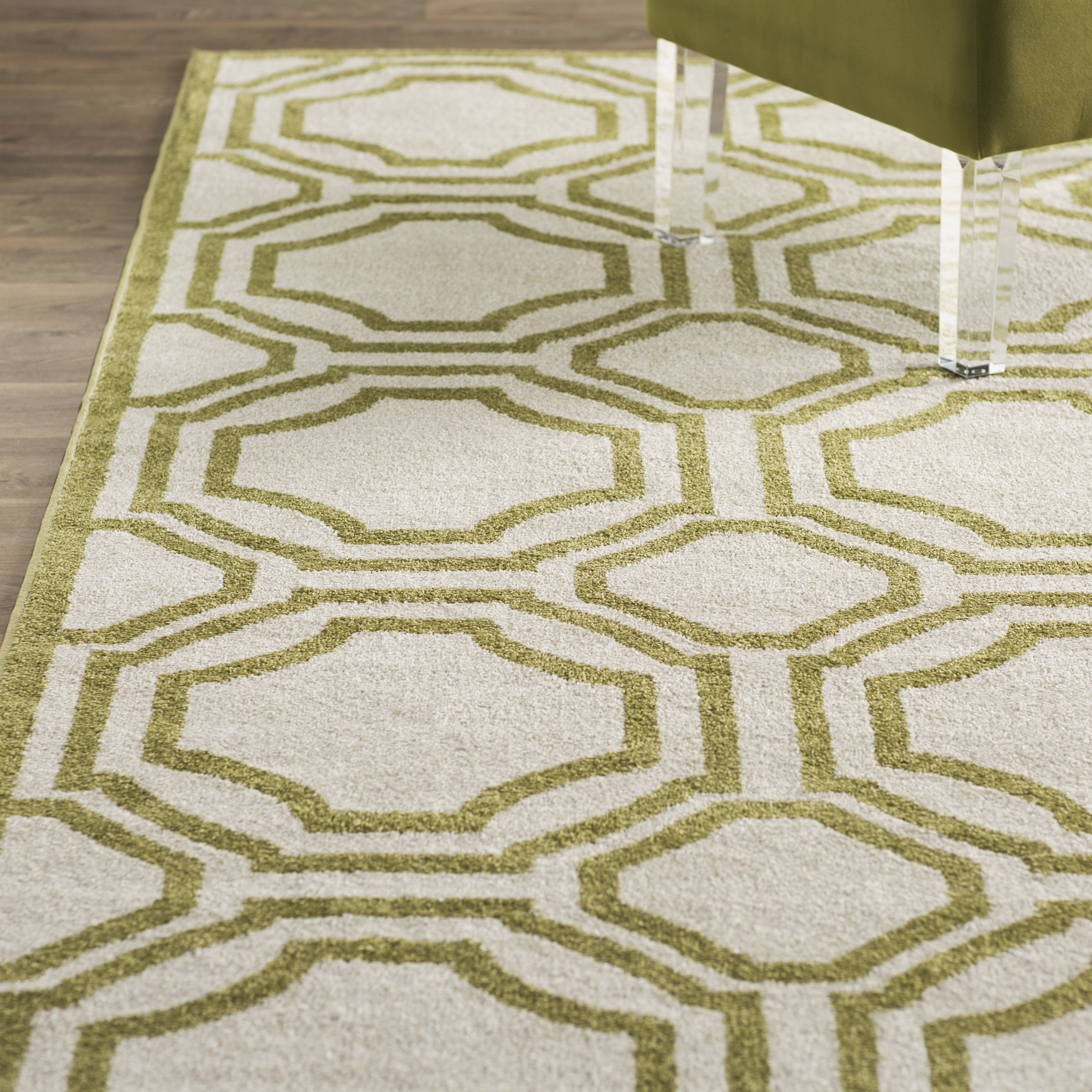 Mercer41 Wallis Ivory/Green Indoor/Outdoor Area Rug & Reviews Wayfair