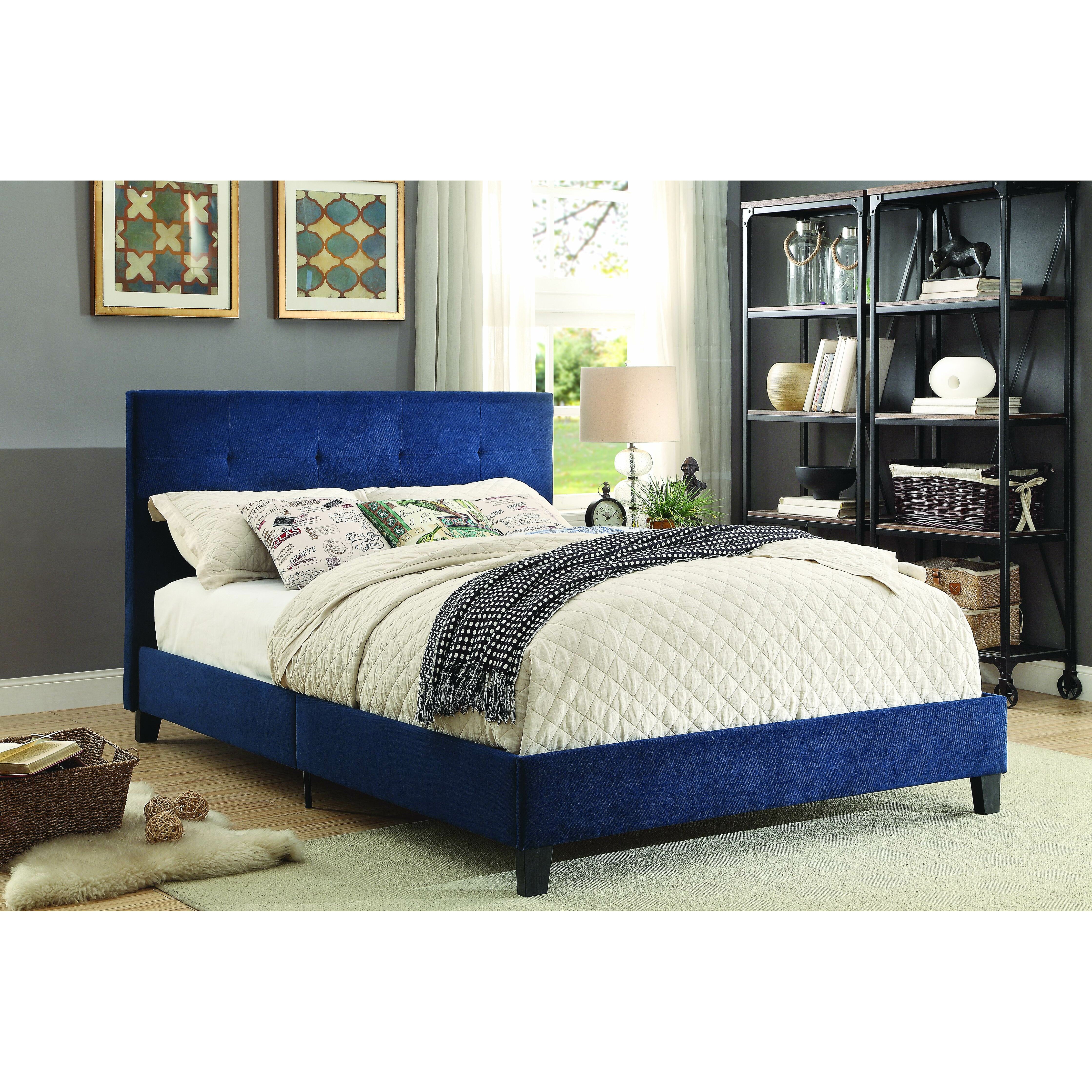 Mercer41 Kubik Upholstered Platform Bed & Reviews | Wayfair