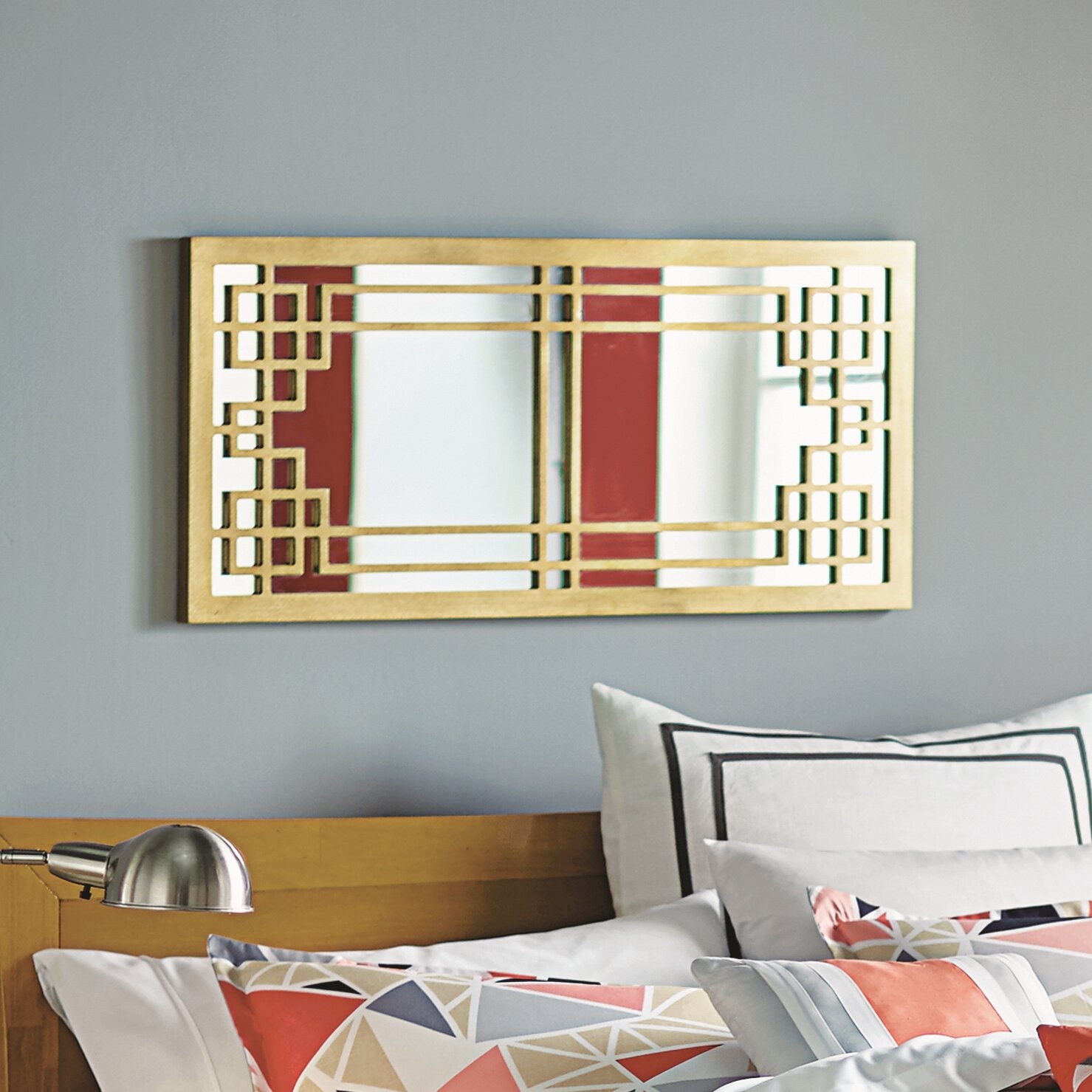 Mercer41 Gold Leaf Wall Mirror And Reviews Wayfair 5470