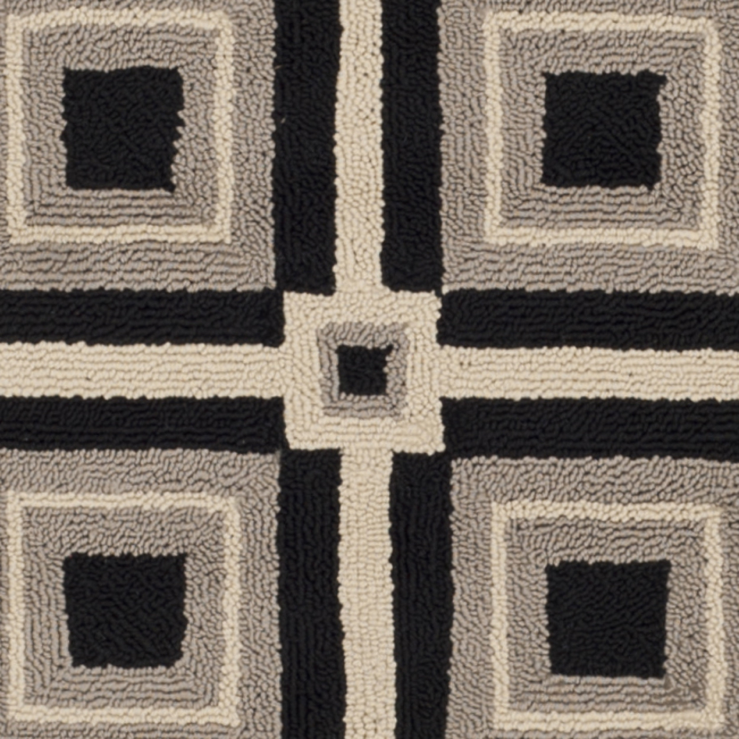 Mercer41 Margate Black/Grey Outdoor Area Rug & Reviews Wayfair