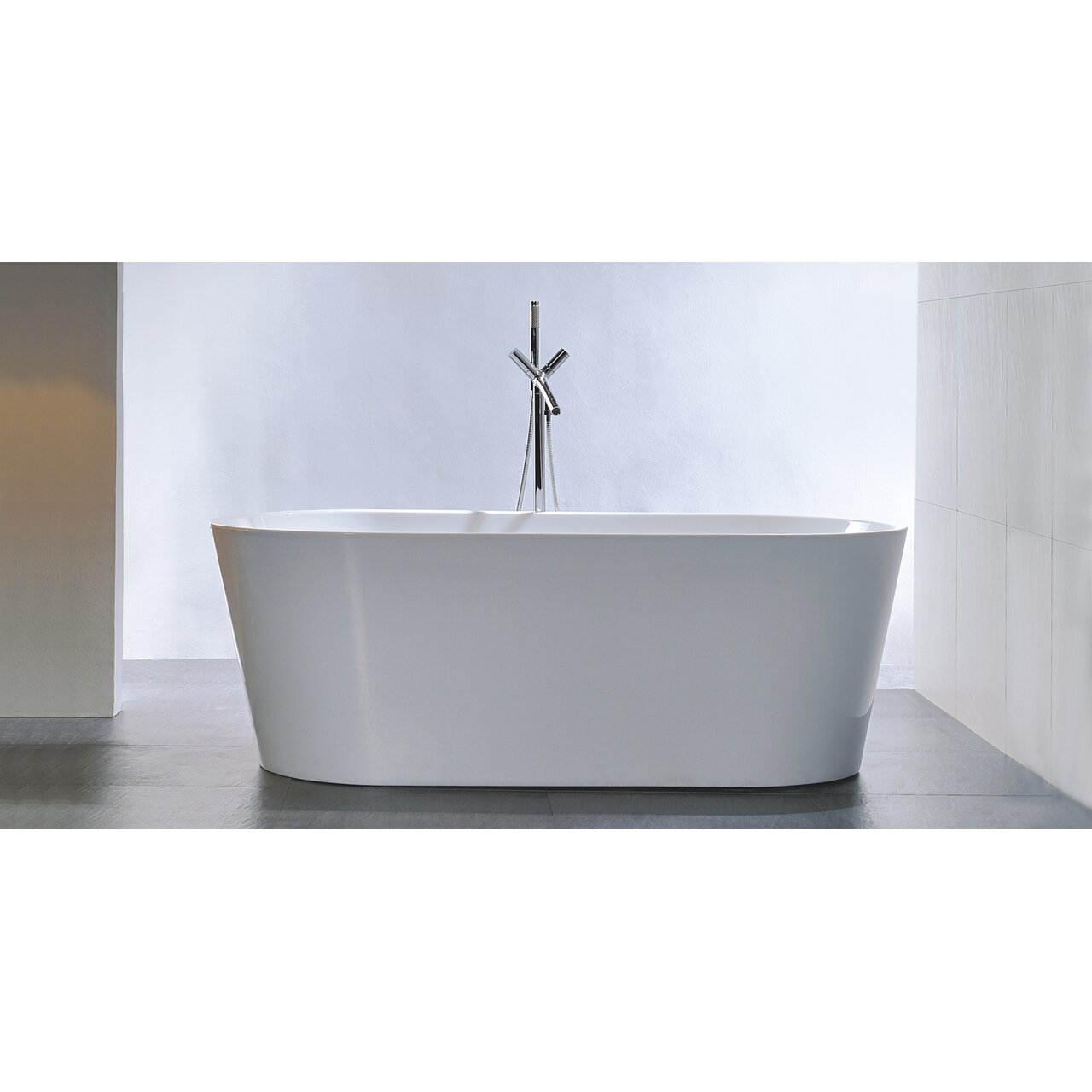 Kardiel HelixBath Agora 59" x 29.5" Soaking Bathtub ...