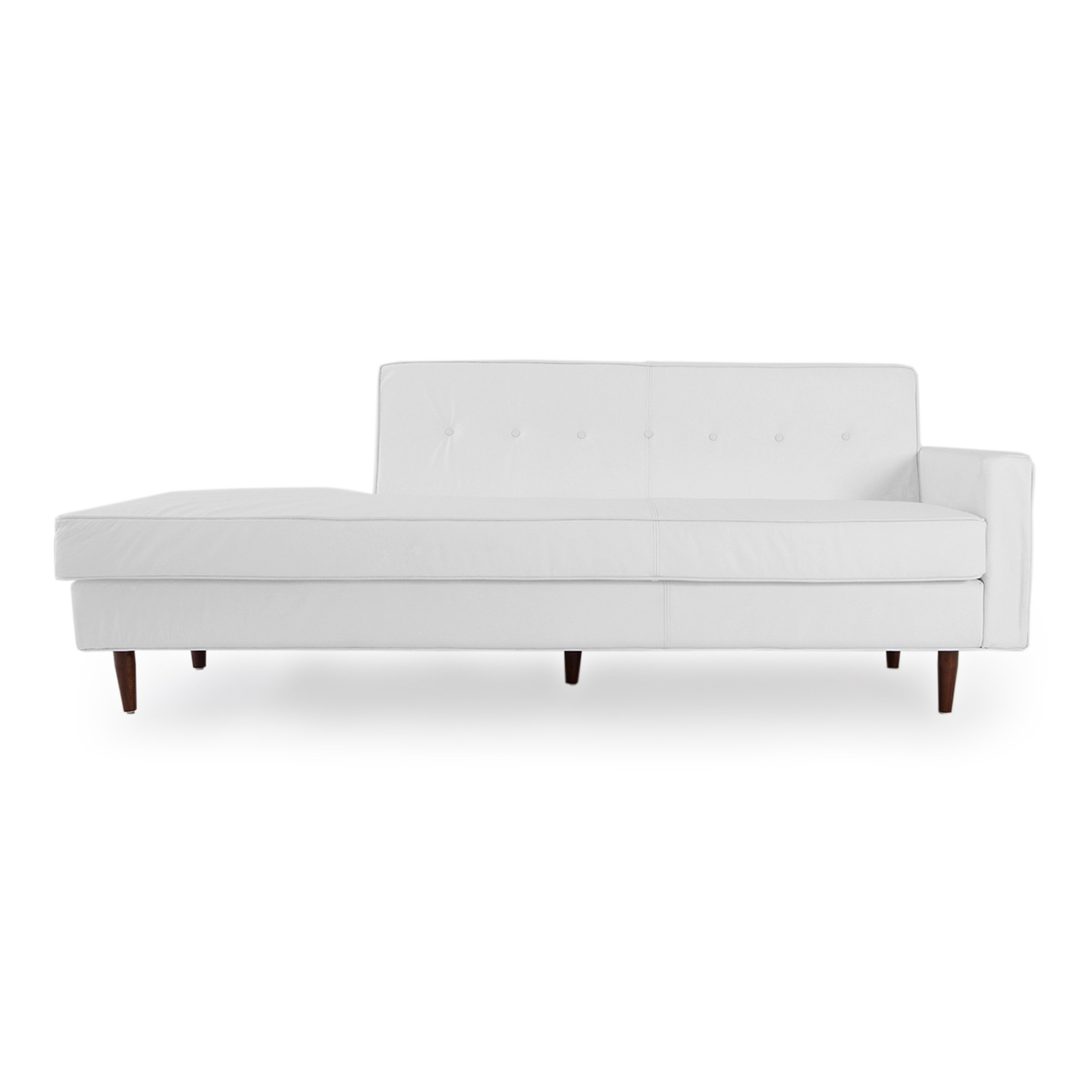 Kardiel Eleanor Mid Century Right Modern Leather Sofa & Reviews Wayfair