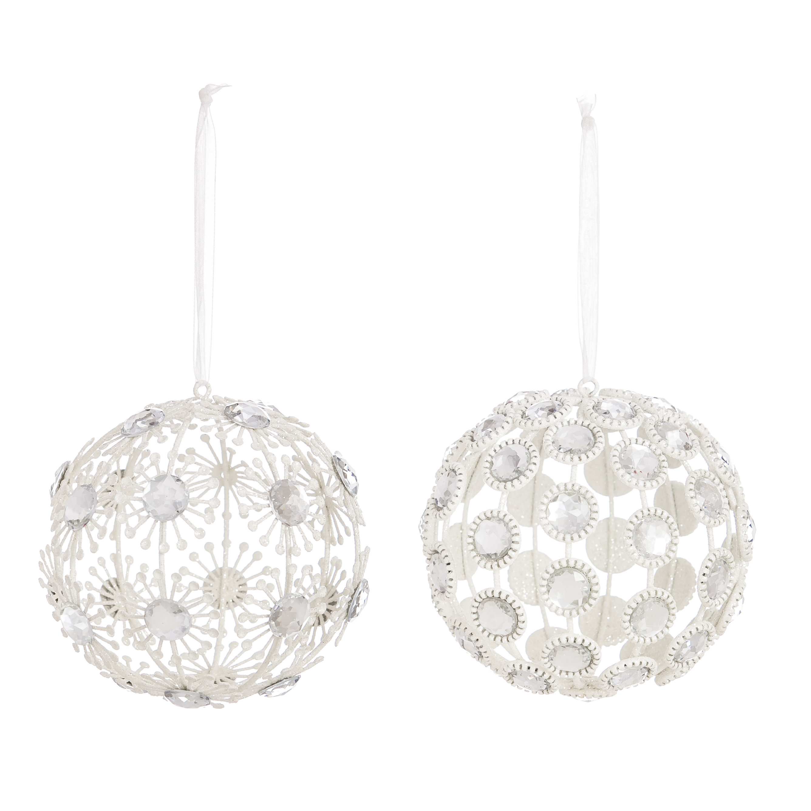 the holiday aisle 2 piece plastic hollow jeweled ball the holiday aisle 2 piece plastic hollow jeweled ball