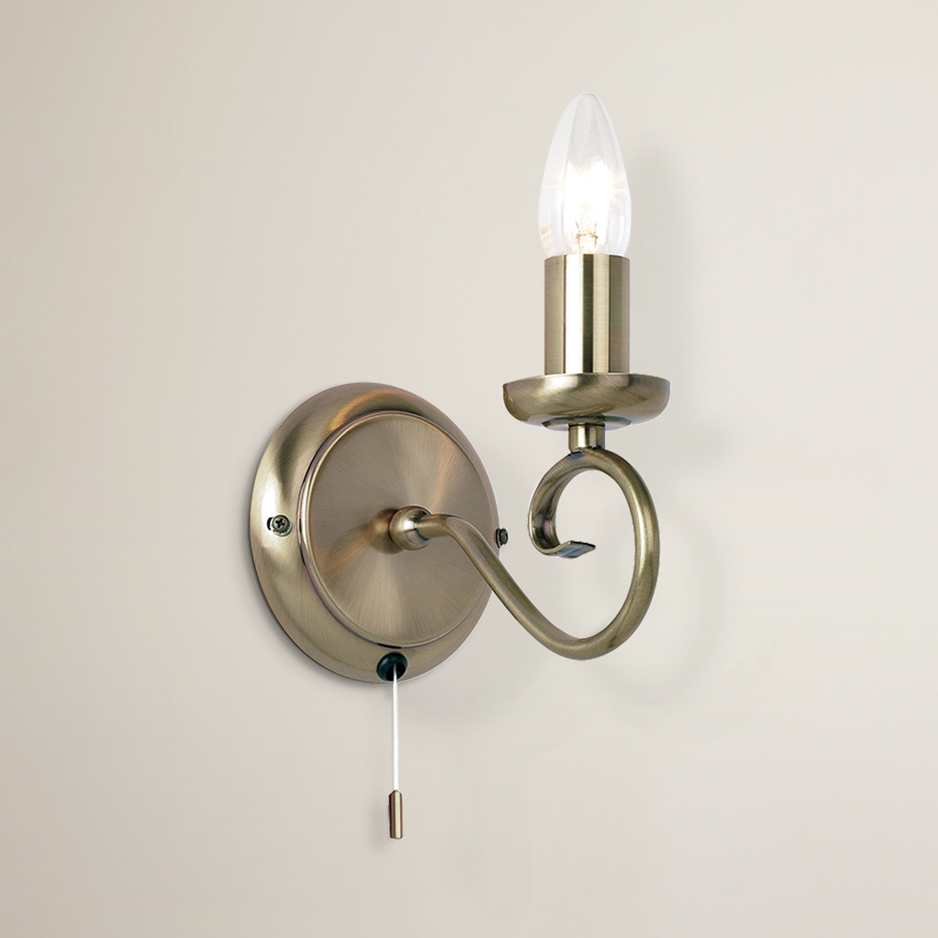 Andover Mills Stanley Classic 1 Light Candle Wall Light & Reviews Wayfair UK