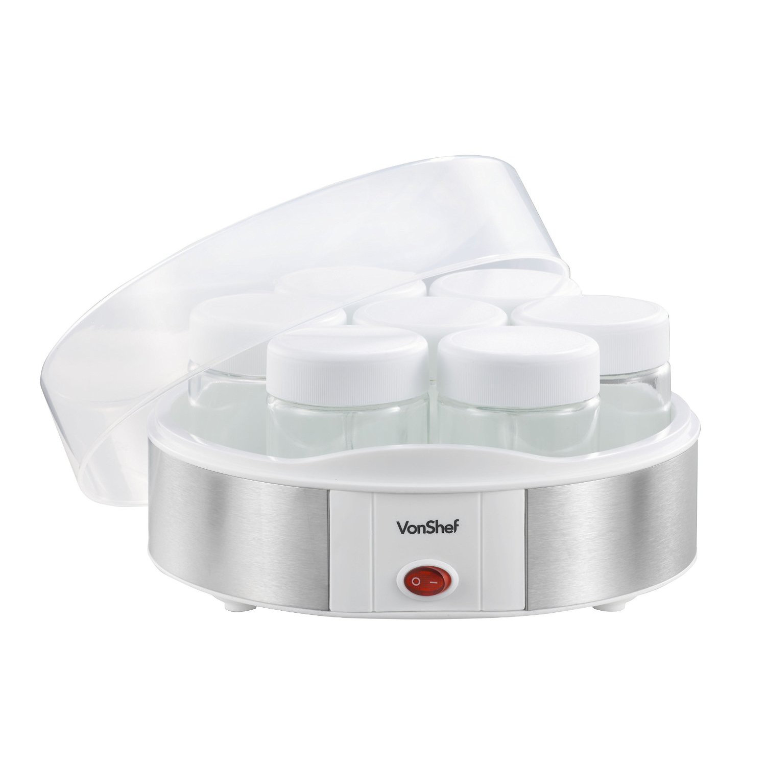 VonShef 1.53qt. Digital Yogurt Maker with 7 Jars & Reviews Wayfair